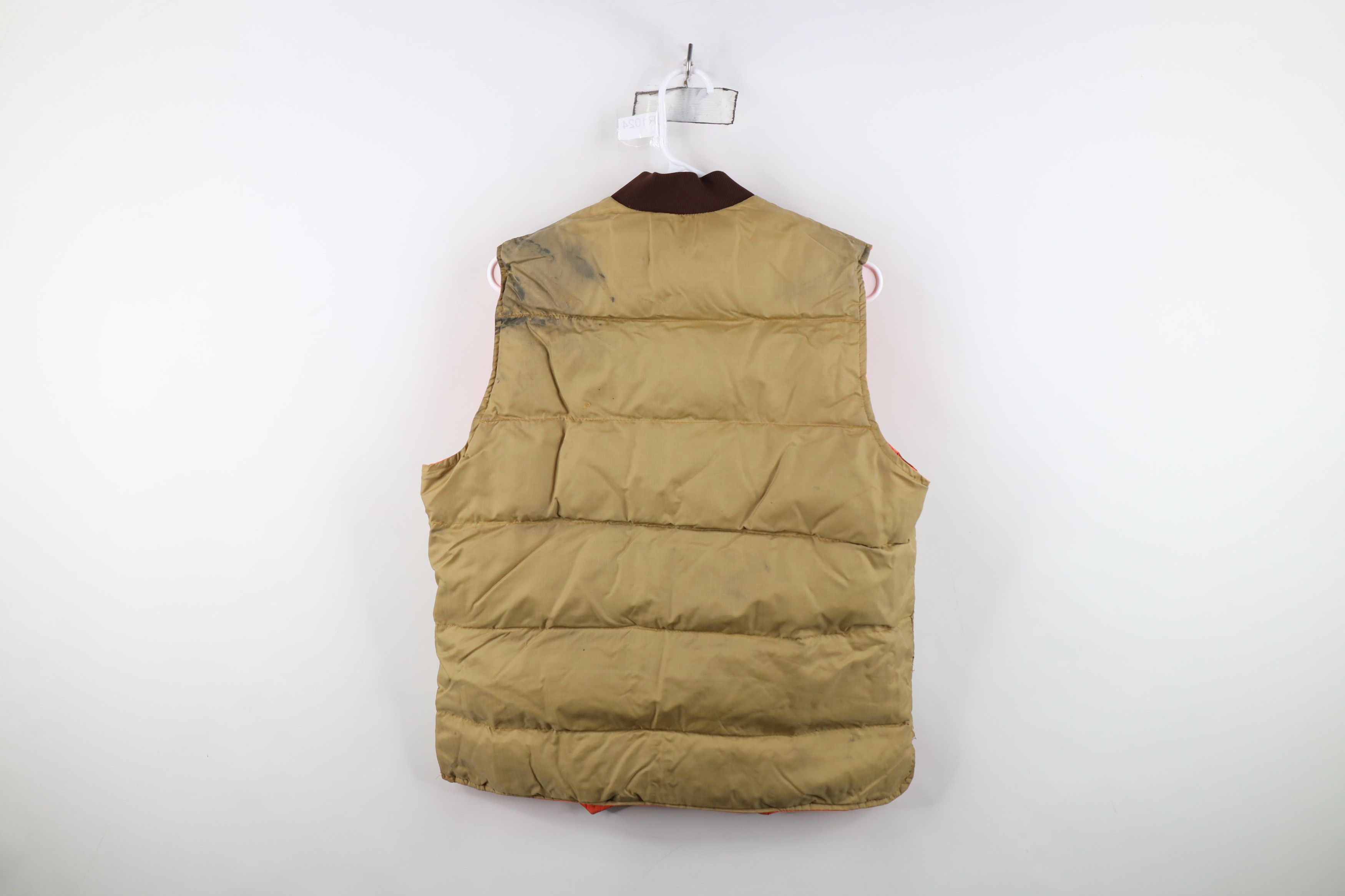 Vintage Vintage 70s Streetwear Reversible Feather Down Puffer Vest Size US M / EU 48-50 / 2 - 15 Thumbnail