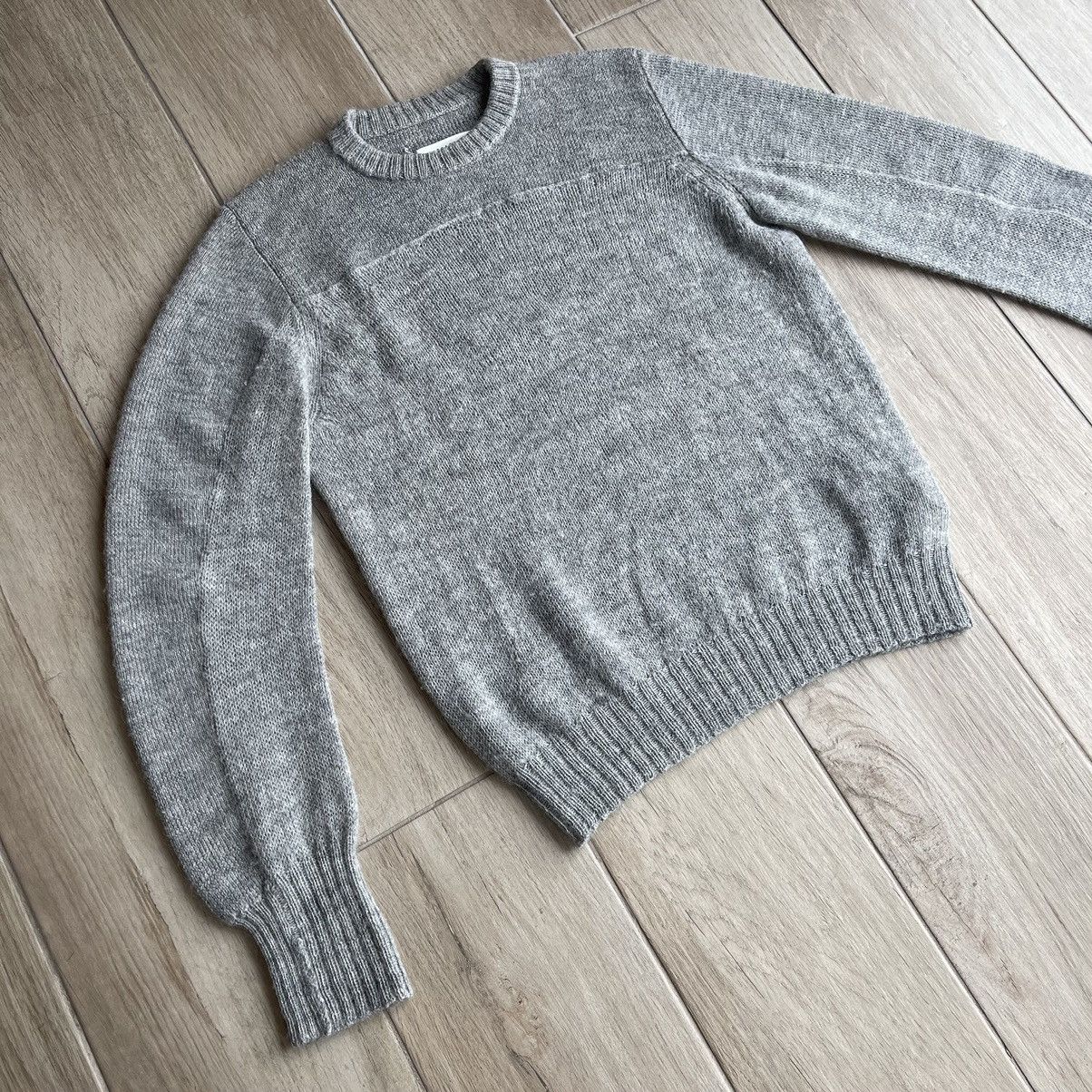 Maison Margiela FW2014 Split Knit Curve Alpaca/Wool Sweater Size US L / EU 52-54 / 3 - 3 Thumbnail