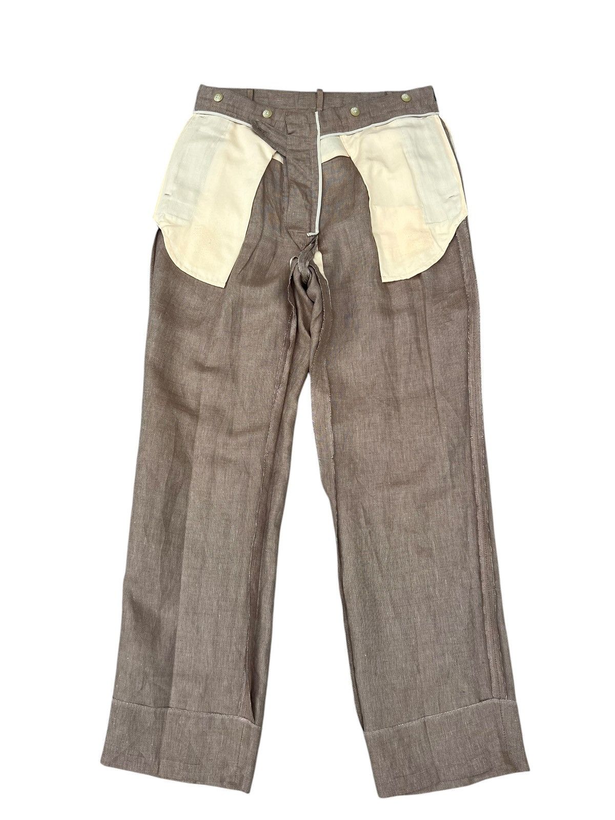 Vintage 90s Polo by Ralph Lauren 100% Linen Trouser Pant