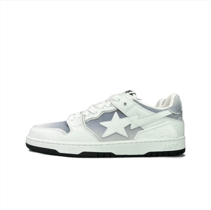 Bape ABATHINGAPE low-top sneaker men's model, lead gray Size US 9.5 / EU 42-43 - 1 Thumbnail