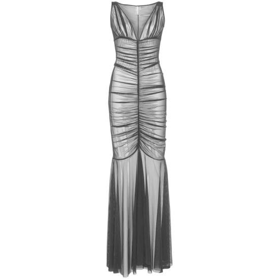 Norma Kamali NORMA KAMALI Women Dresses ST4243MSH34001 BLACK Size M / US 6-8 / IT 42-44 - 1 Thumbnail