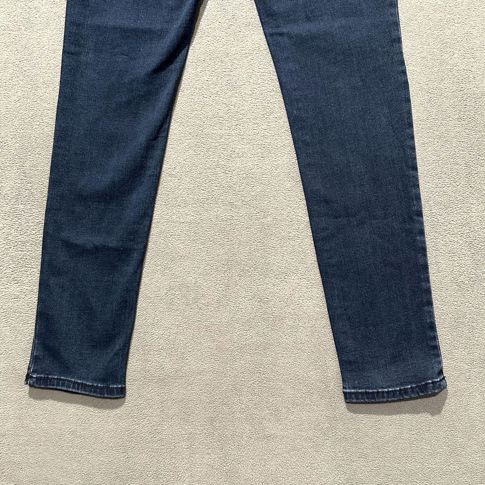 Vintage Falls Creek Jeans Womens 8 Blue Denim Dark Wash High Rise Skinny Stretch Size 30" / US 8 / IT 44 - 6 Thumbnail