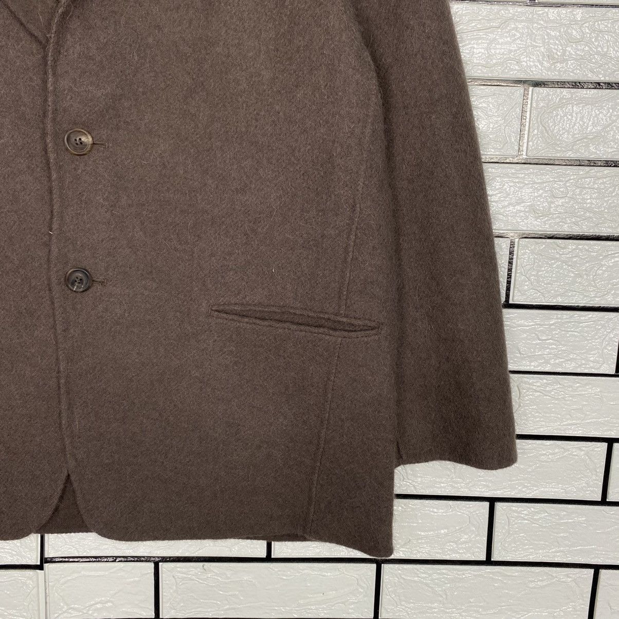 Issey Miyake 🔥VINTAGE WOOL JACKET BUTTON ISSEY MIYAKE RUNWAY Size US L / EU 52-54 / 3 - 7 Thumbnail
