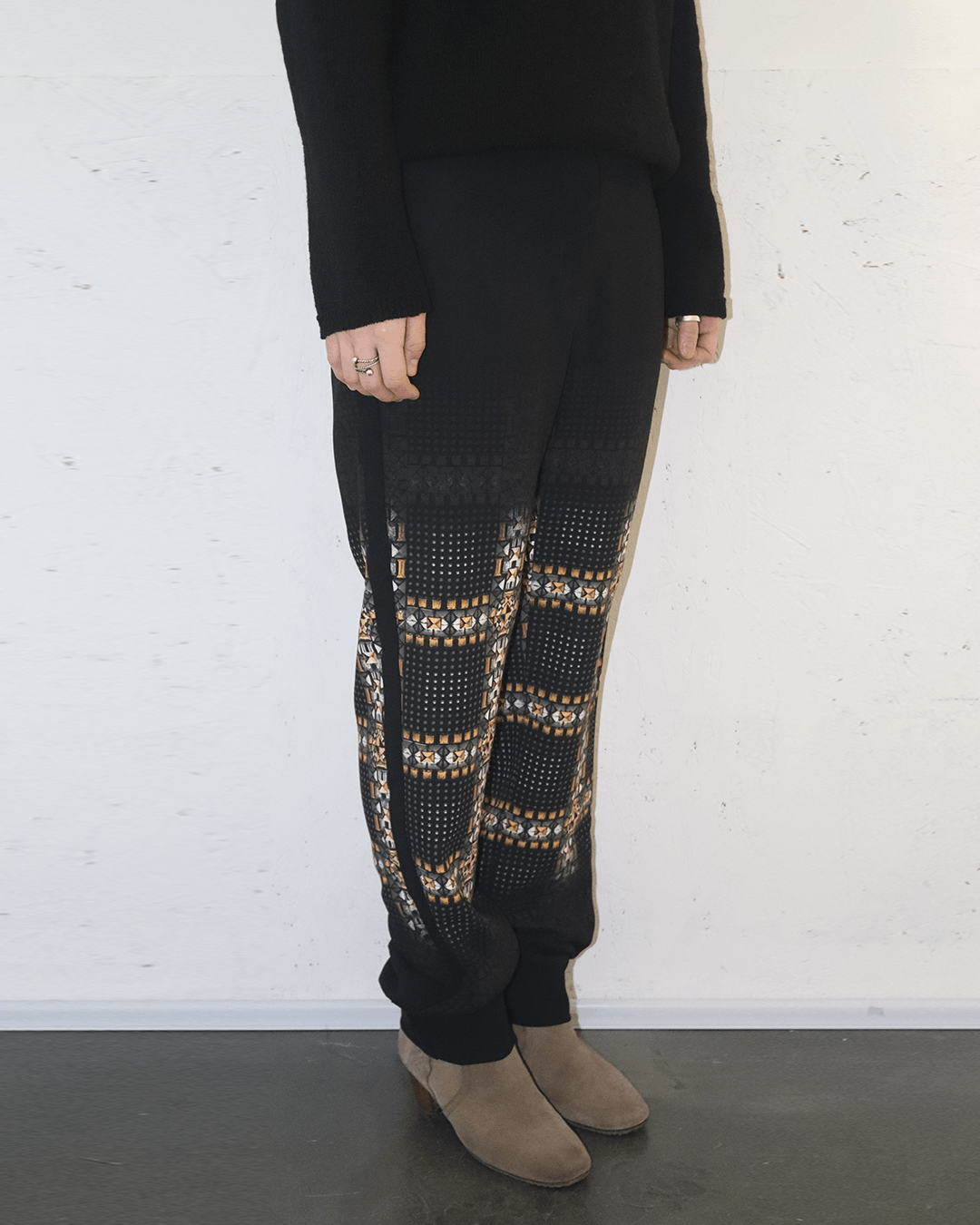 Just Cavalli Just Cavalli AW12 Geometric Cross Printed Trousers Size 27" / US 4 / IT 40 - 3 Thumbnail