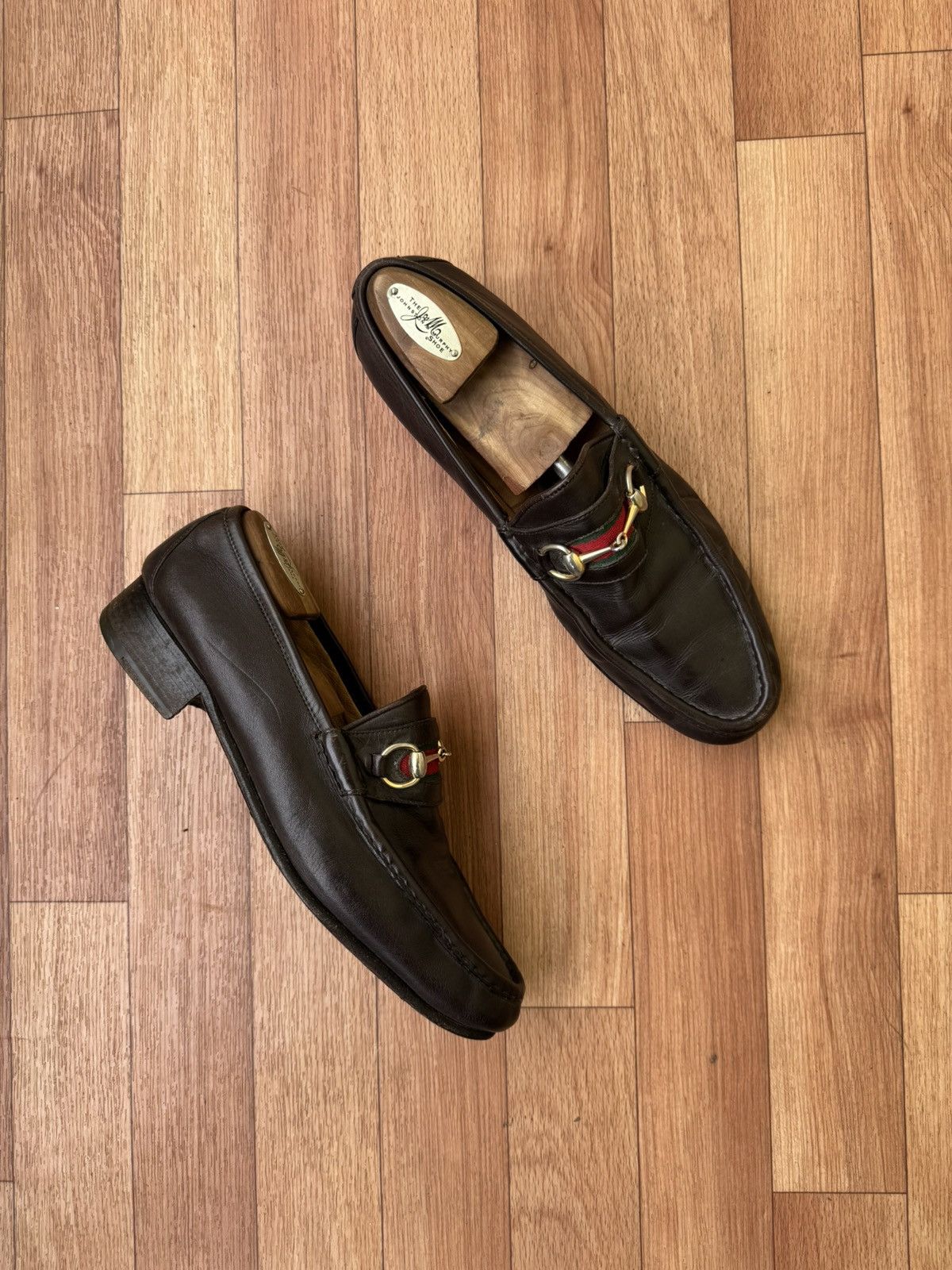 Gucci Gucci vintage horsebit leather shoes Size US 11.5 / EU 44-45 - 3 Thumbnail