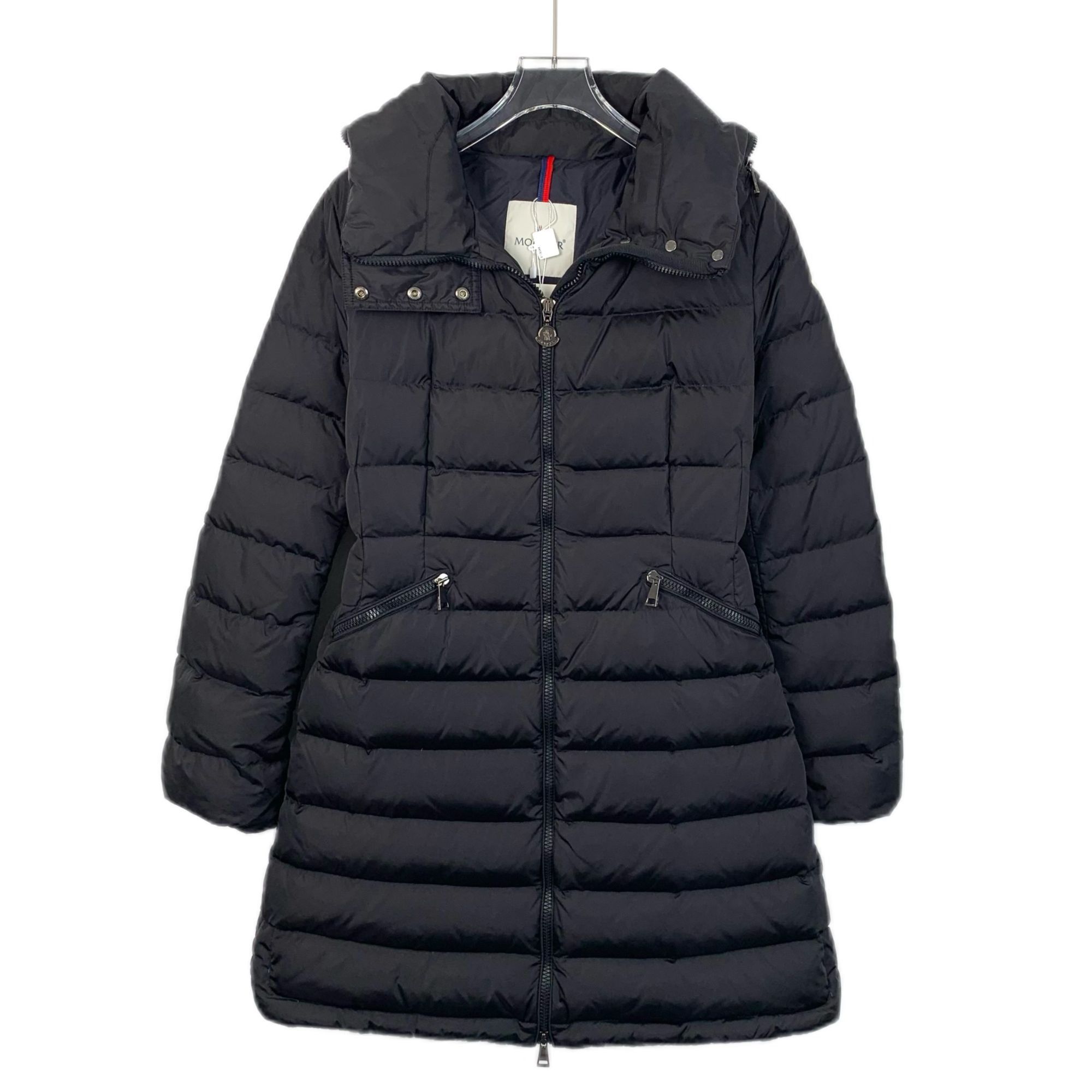 Moncler Moncler Flammette Black Hooded Quilted Down Jacket XS Size XS / US 0-2 / IT 36-38 - 1 Thumbnail