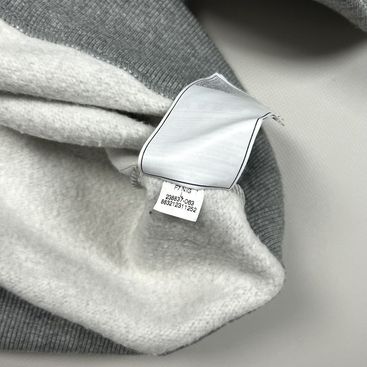 Nike × Vintage Vintage Nike Logo Cotton Grey Sweatshirt Y2k Men’s Size L Size US L / EU 52-54 / 3 - 11 Thumbnail