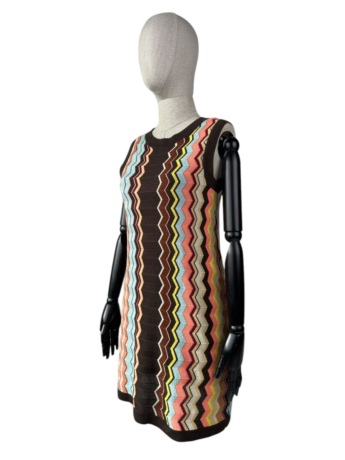 Missoni MISSONI For Target Zigzag Knit Dress Sleeveless Size L / US 10 / IT 46 - 3 Thumbnail