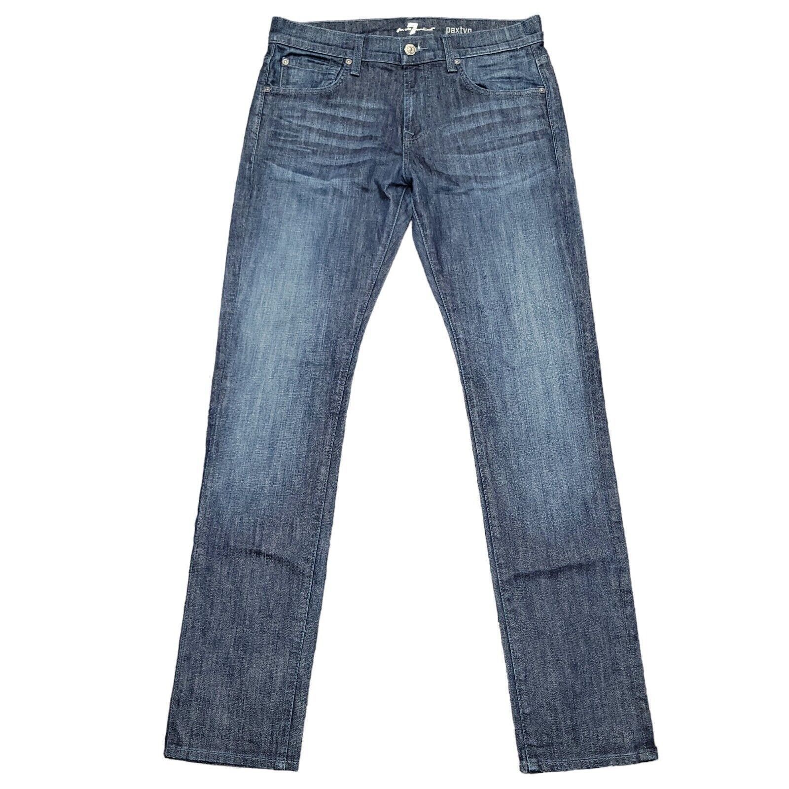 7 For All Mankind 7 For All Mankind Paxtyn Skinny Jeans. Size 32/32. Excellent Size US 32 / EU 48 - 2 Thumbnail