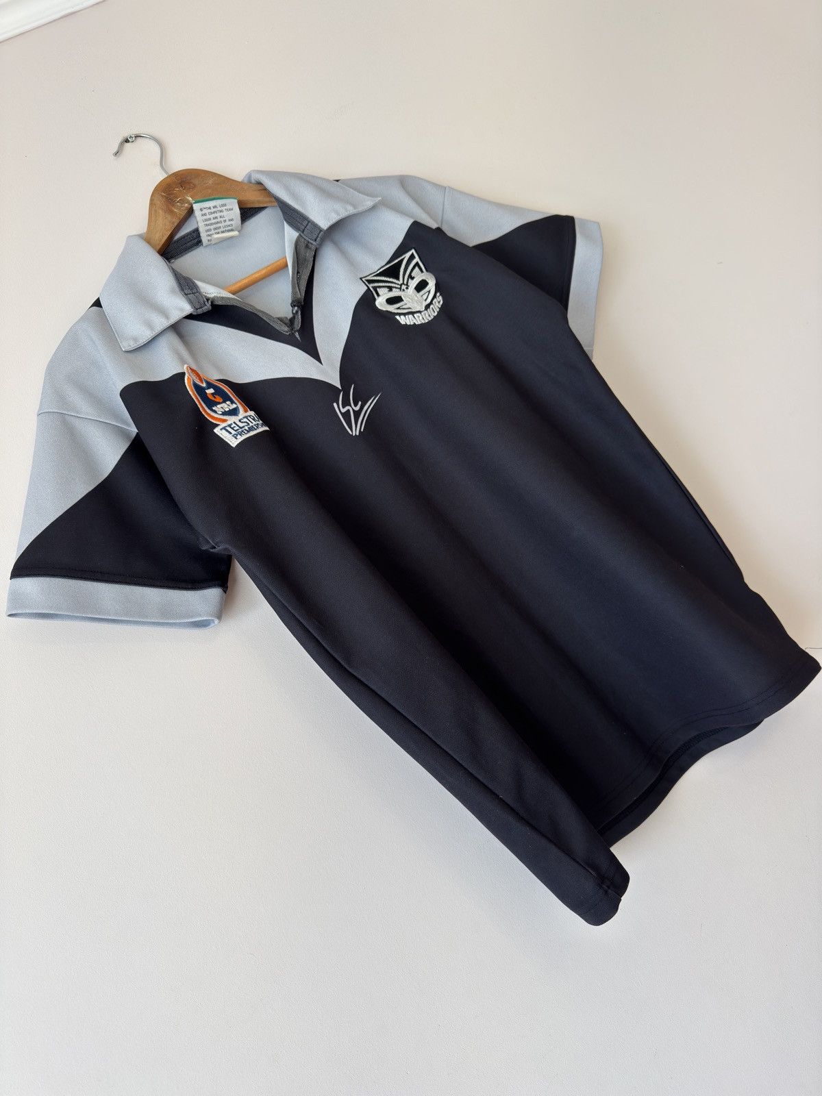 Vintage Vintage New Zealand Warriors Rugby Jersey NRL Shirt Rare Tee Size US S / EU 44-46 / 1 - 4 Thumbnail