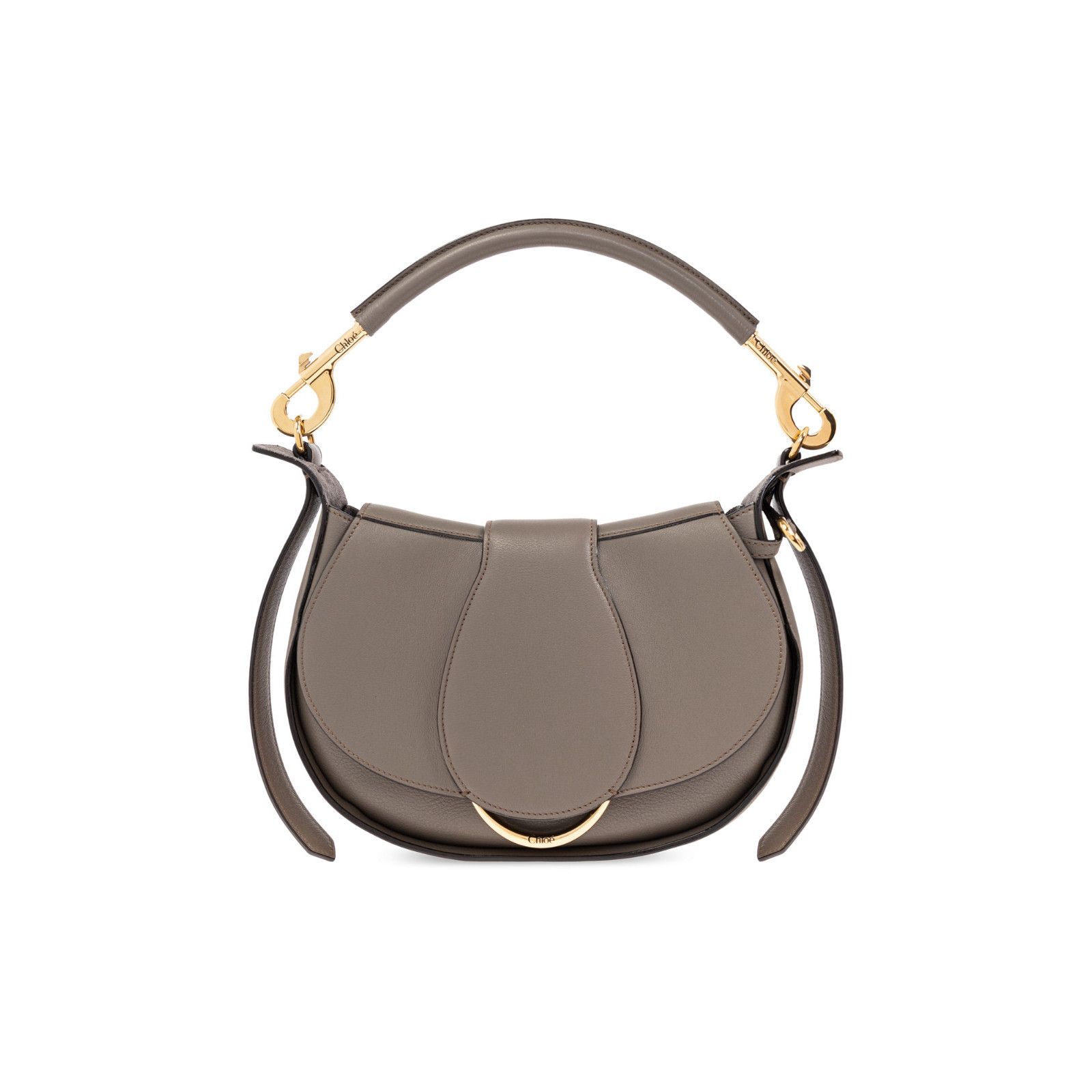 Chloe Chloe Ride Flannel Gray Leather Shoulder Bag New & Authentic Size ONE SIZE - 1 Thumbnail