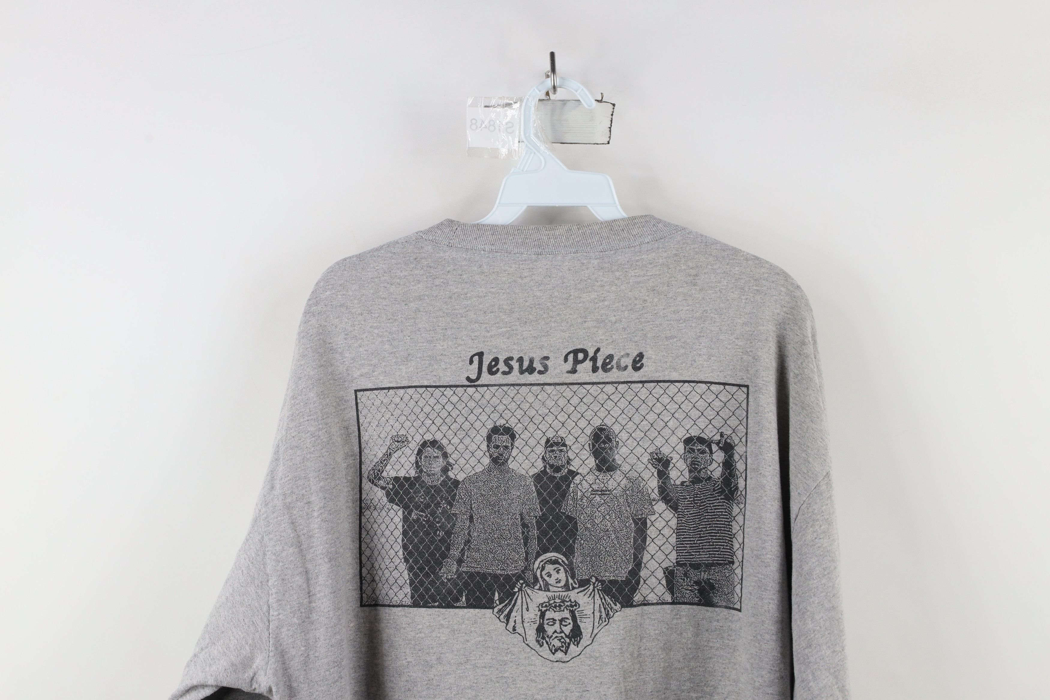 Vintage Vintage Y2K Records Jesus Piece Metalcore Band T-Shirt Gray Size US XL / EU 56 / 4 - 10 Thumbnail
