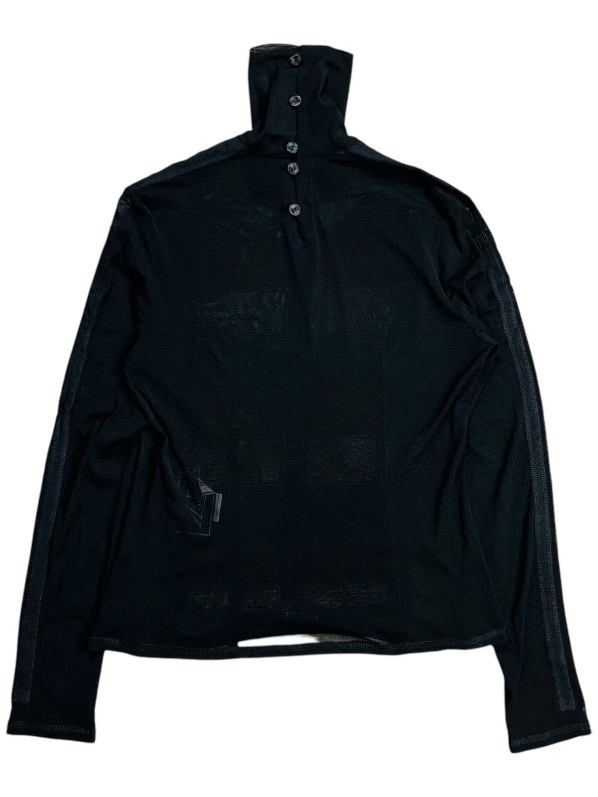 14th Addiction 2000s Eiko Kondo - Dimentional Mesh Top LS Size US M / EU 48-50 / 2 - 2 Thumbnail