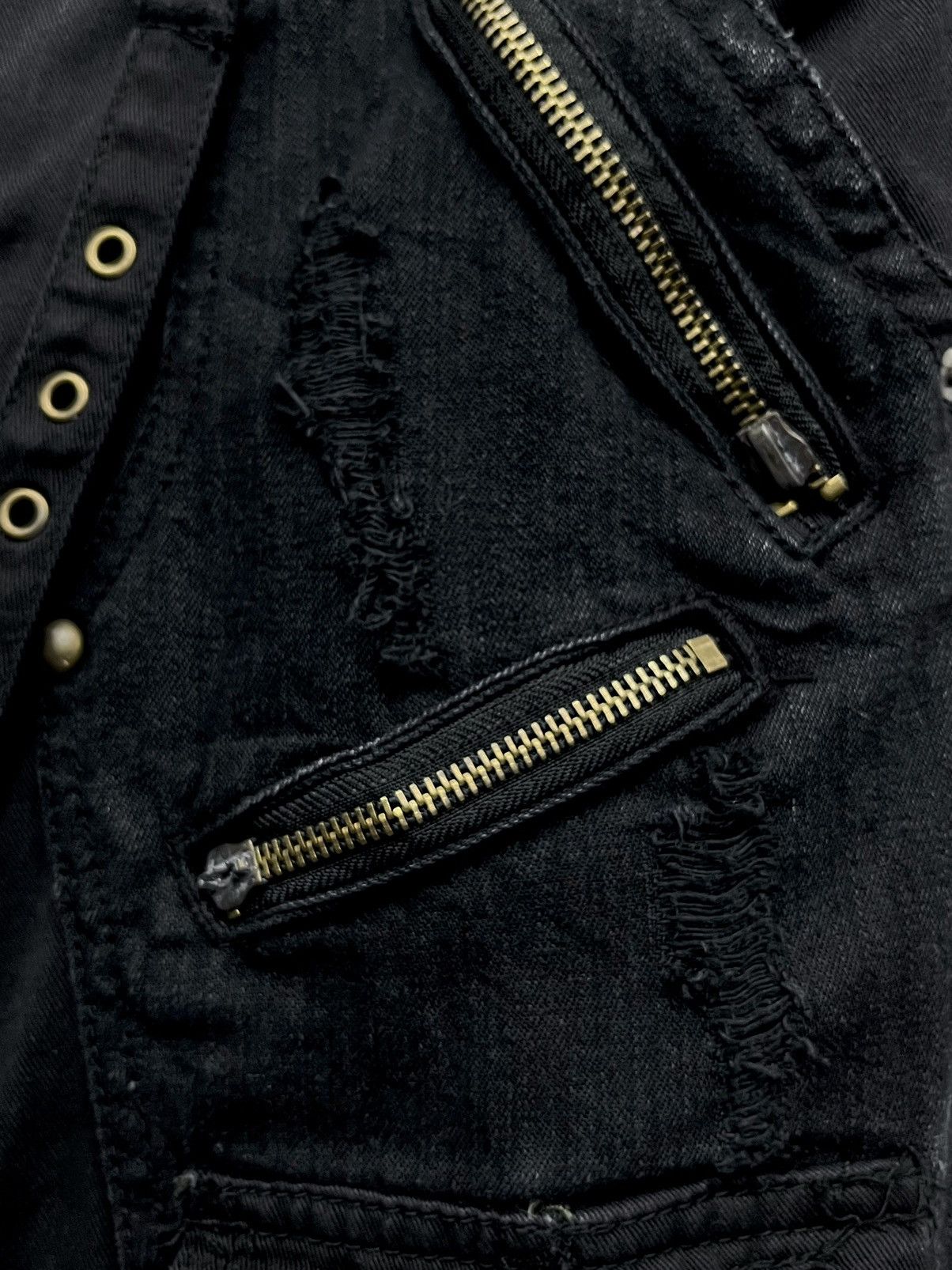 KMRii × Le Grande Bleu (L.G.B.) × Seditionaries 💥🔥MIDAS Seditionaries Punk Bondage Multipocket FLARE Pants Size US 31 - 11 Thumbnail
