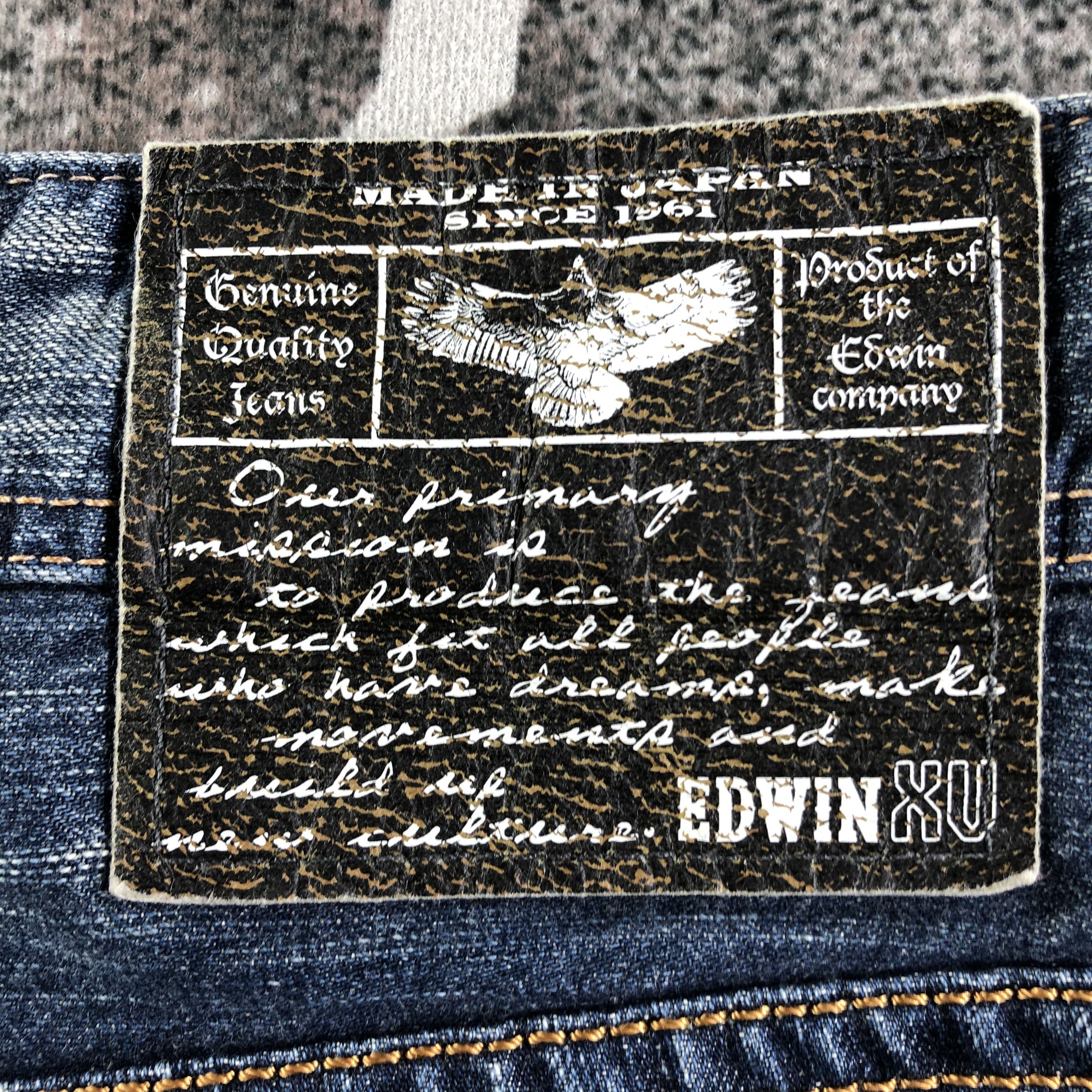 Edwin Edwin XV Jeans Distress Flare Denim KJ2704 Size US 34 / EU 50 - 5 Thumbnail