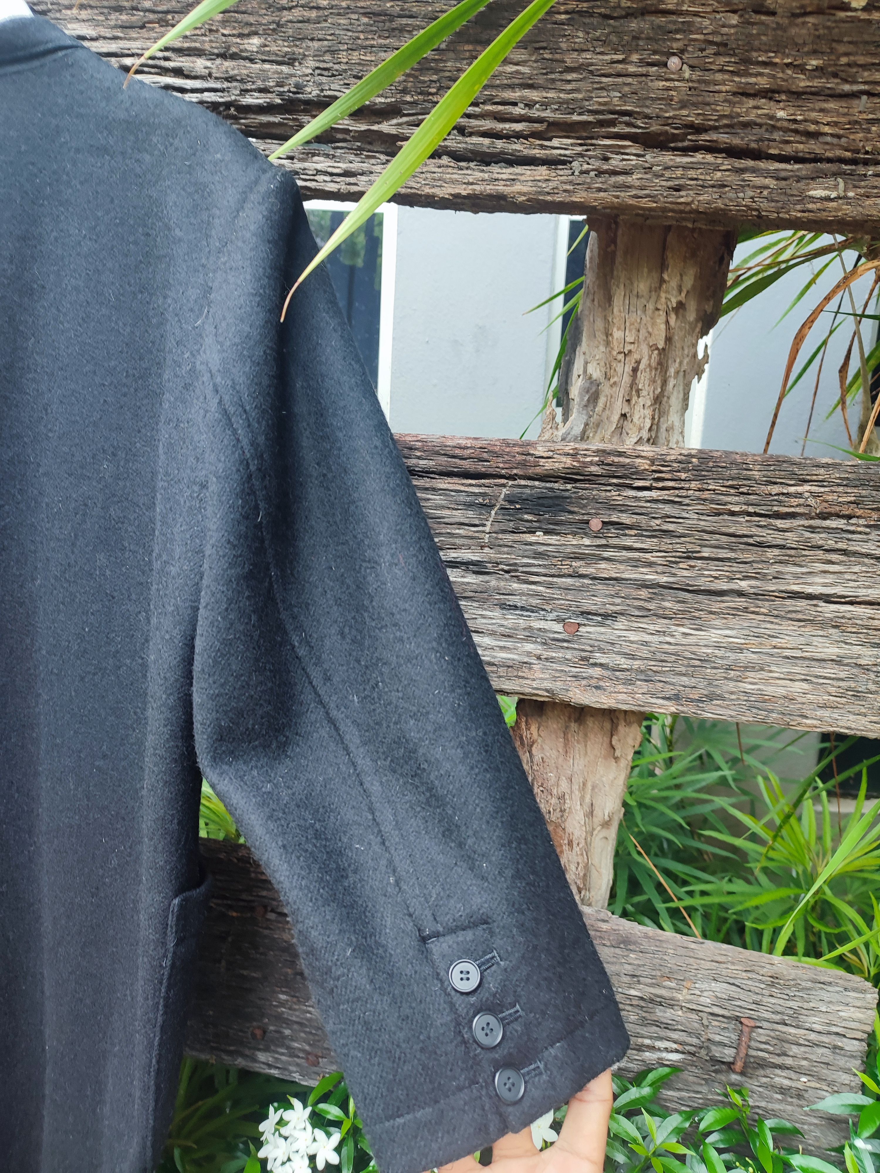 Yohji Yamamoto Y’s by Yohji Yamamoto Charcoal Wool Oversized Overcoat Size US XL / EU 56 / 4 - 17 Thumbnail