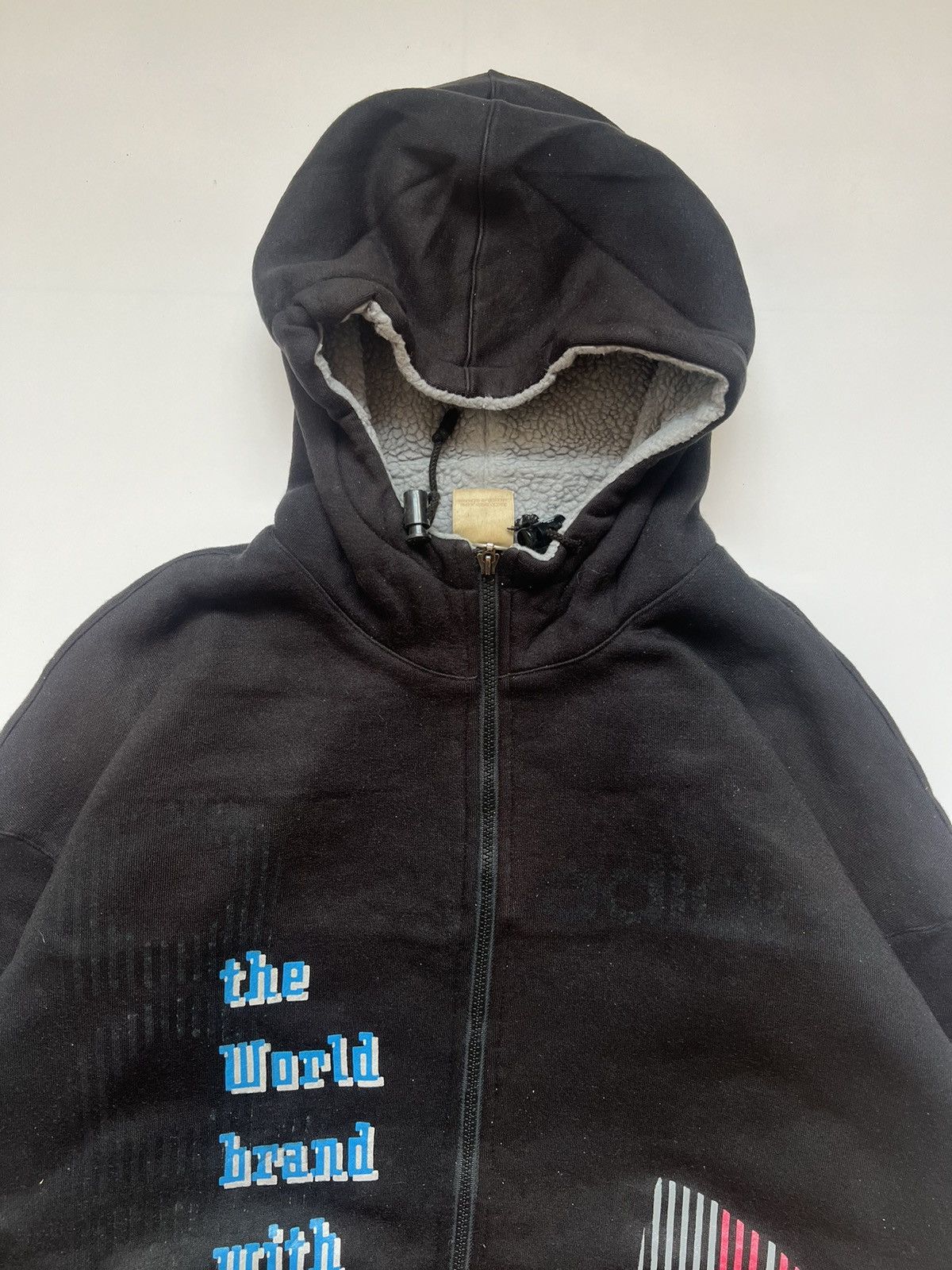 Adidas Vintage 90's Adidas Trefoil Sherpa Jacket Size US XXL / EU 58 / 5 - 6 Thumbnail