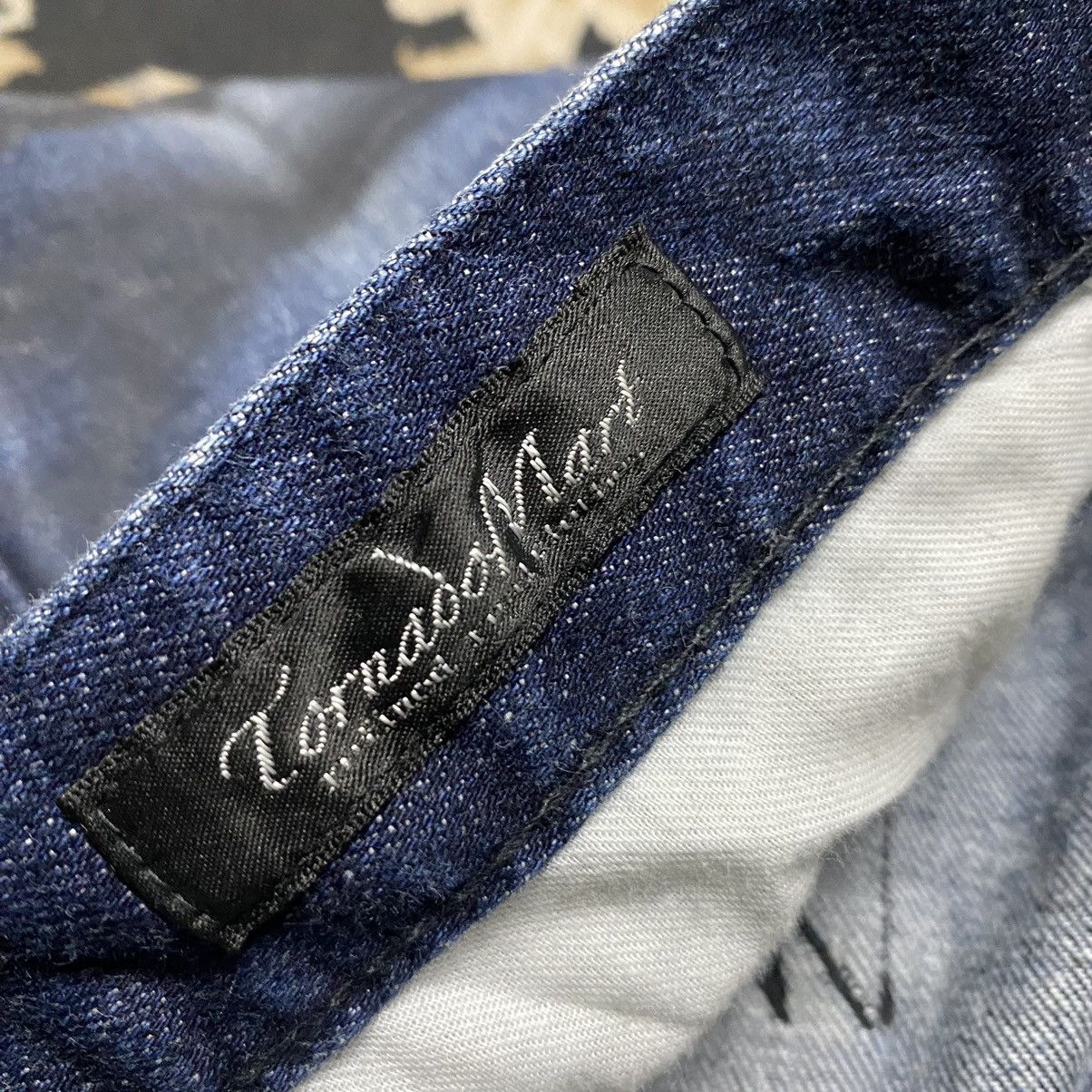 Tornado Mart Tornado Mart Coated Denim Flare Pants Size US 30 / EU 46 - 19 Thumbnail