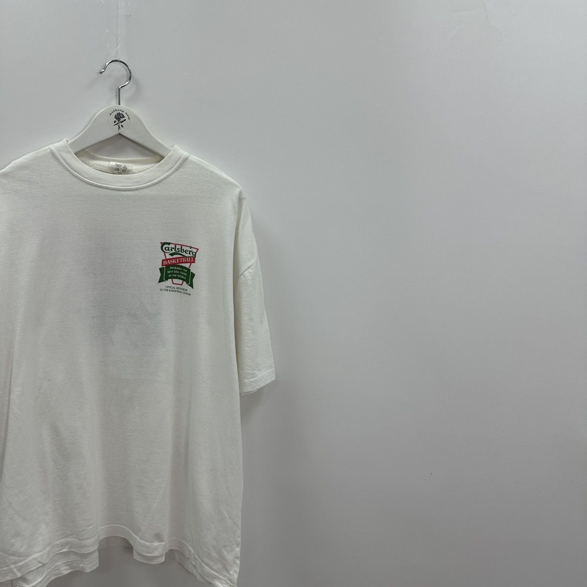 Vintage Vintage 90s Carslberg Basketball Promo Sponsor tee y2k hype Size US XL / EU 56 / 4 - 4 Thumbnail