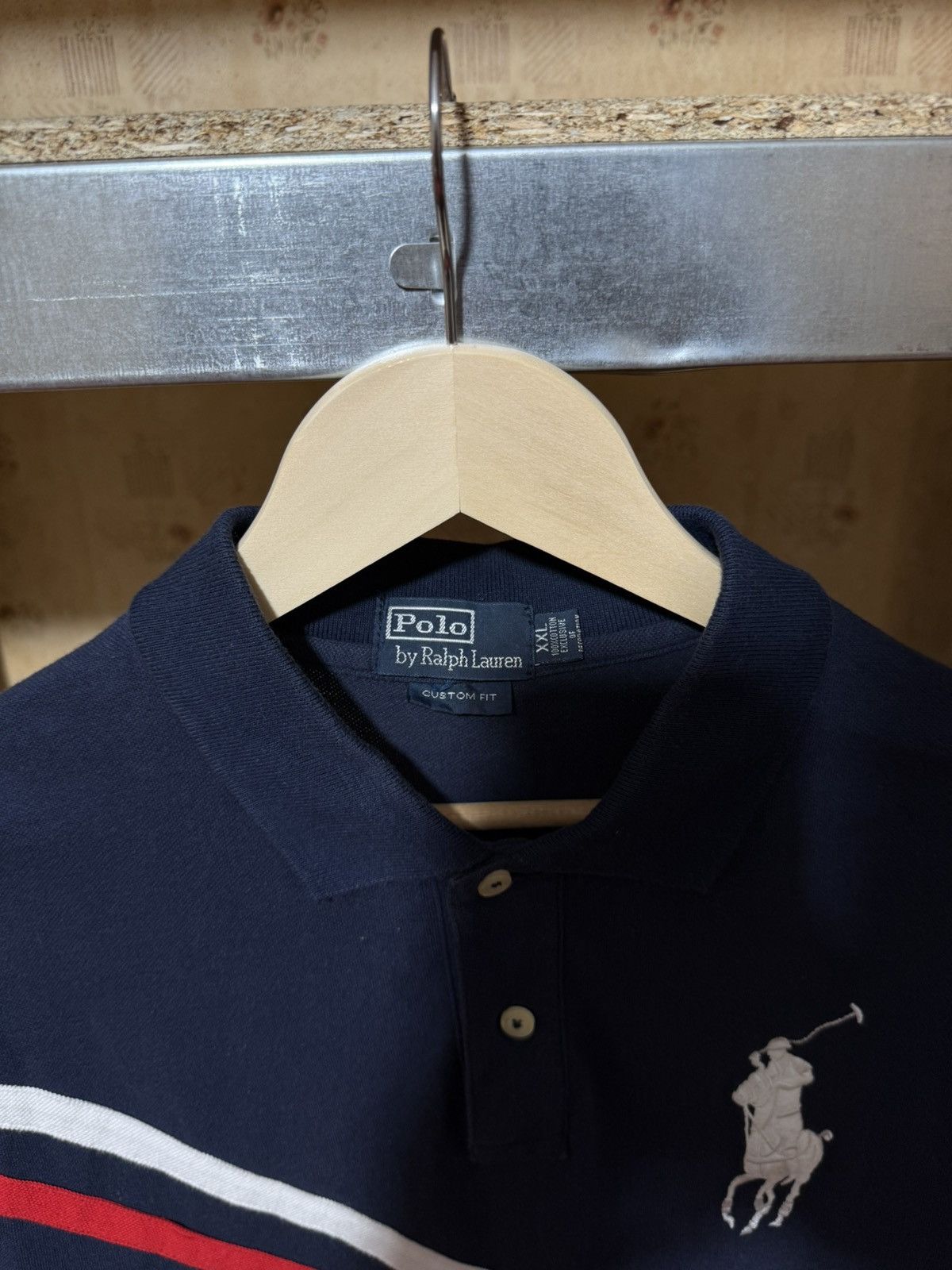 Polo Ralph Lauren × RRL Ralph Lauren × Rugby Ralph Lauren Vintage Polo Ralph Lauren Classic Logo Polo T-Shirt Size US L / EU 52-54 / 3 - 4 Thumbnail