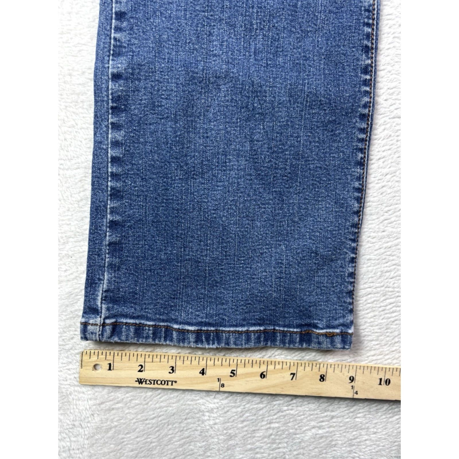 Levi's Levi's 512 Jeans Women's Slim Straight Blue Cotton Denim 8 Regular 5-Pocket Zipper Button Mid Wash Modern Preppy Size 30" / US 8 / IT 44 - 5 Thumbnail
