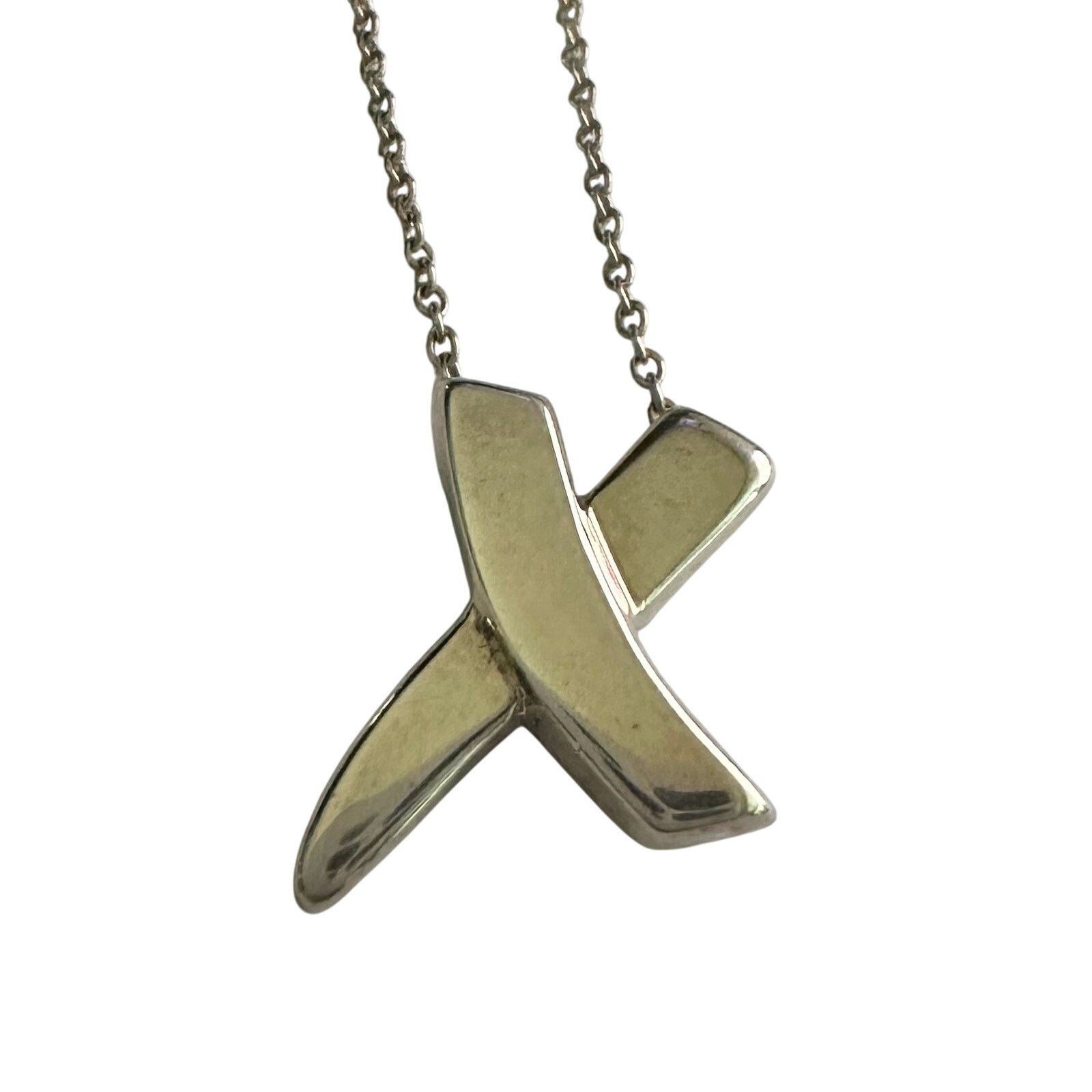 Tiffany & Co. Tiffany & Co. Paloma Picasso Graffiti X Necklace Sterling Size ONE SIZE - 1 Thumbnail