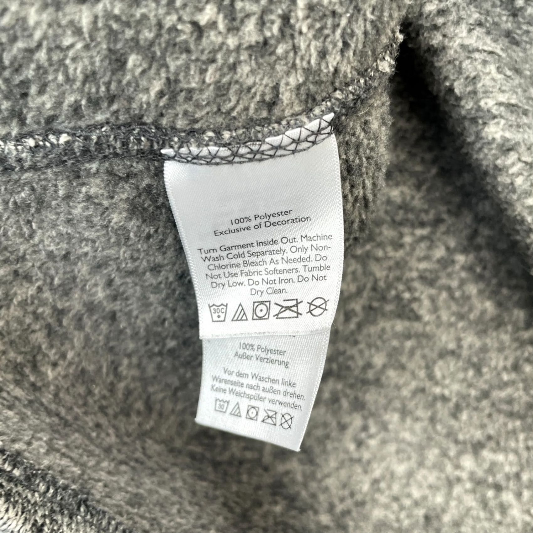 Eddie Bauer Eddie Bauer Mens Large Gray Fleece Sweater Classic Fit Mock Neck Quarter Zip Size US L / EU 52-54 / 3 - 4 Thumbnail
