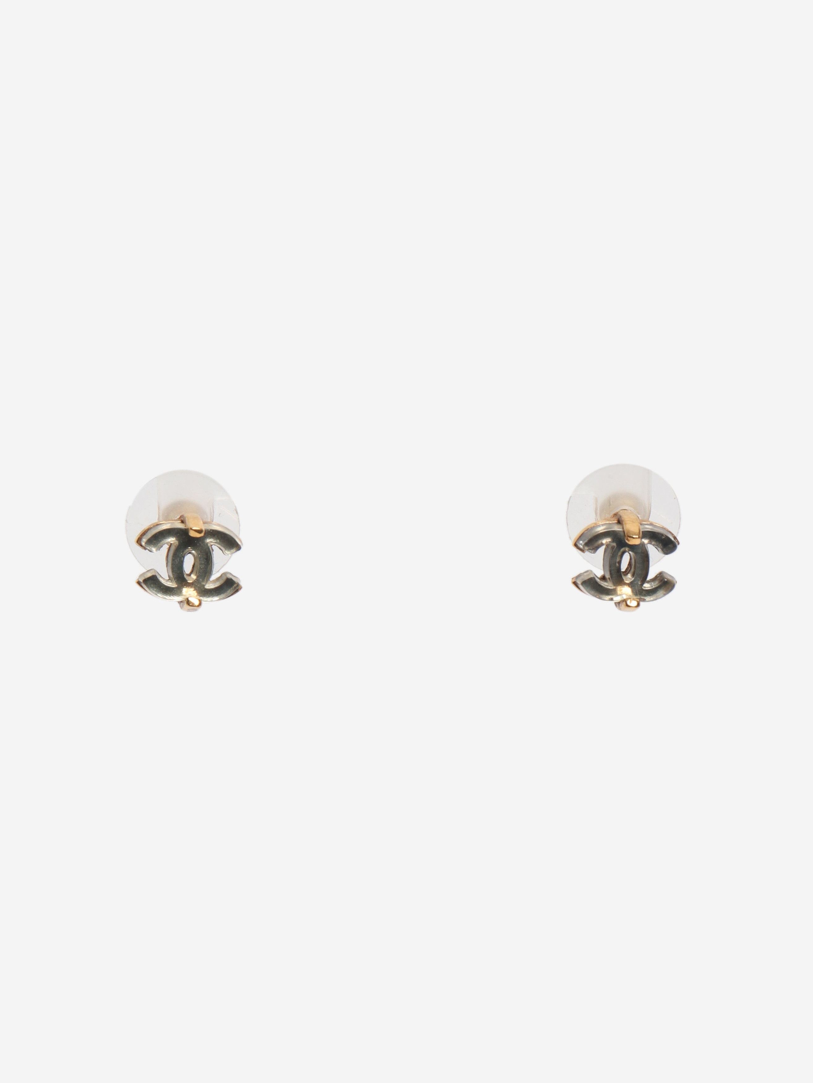 Chanel Gold CC lucite stud earrings Size ONE SIZE - 1 Thumbnail