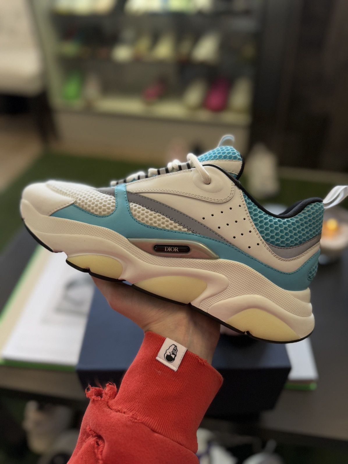 Dior Dior B22 Blue Low Top Sneakers Size 43EU/10US $1300 Retail Size US 10 / EU 43 - 6 Thumbnail