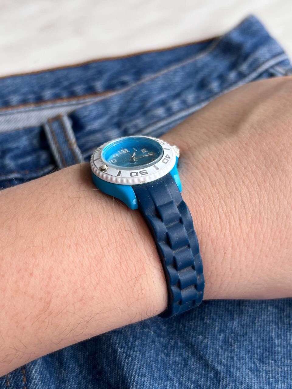 Japanese Brand × Vintage Vintage Blue Japanese style Watch Futuristic Bracelet Size ONE SIZE - 5 Thumbnail