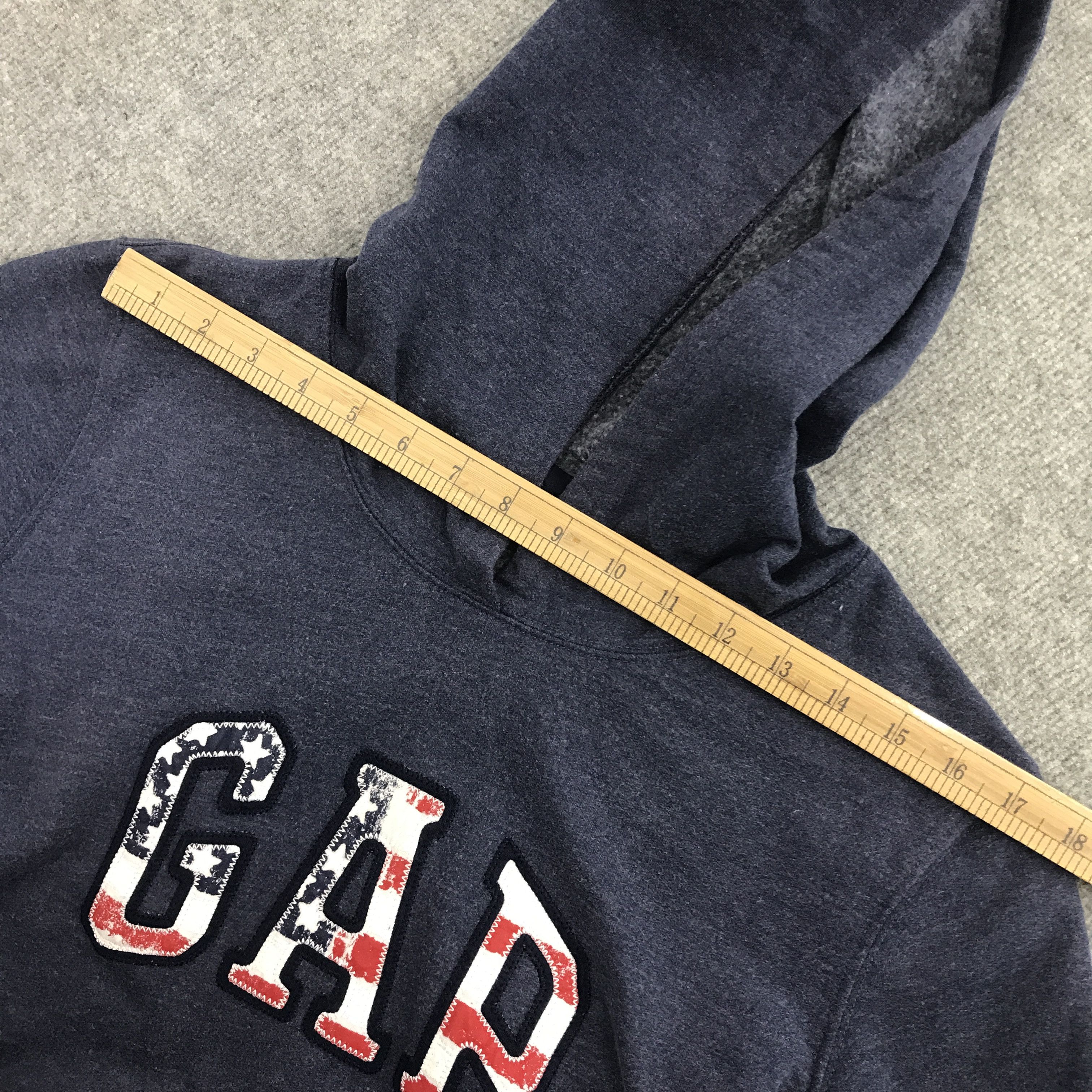 Gap Rare Gap american logo hoodie sweatshirt Size US XL / EU 56 / 4 - 7 Thumbnail
