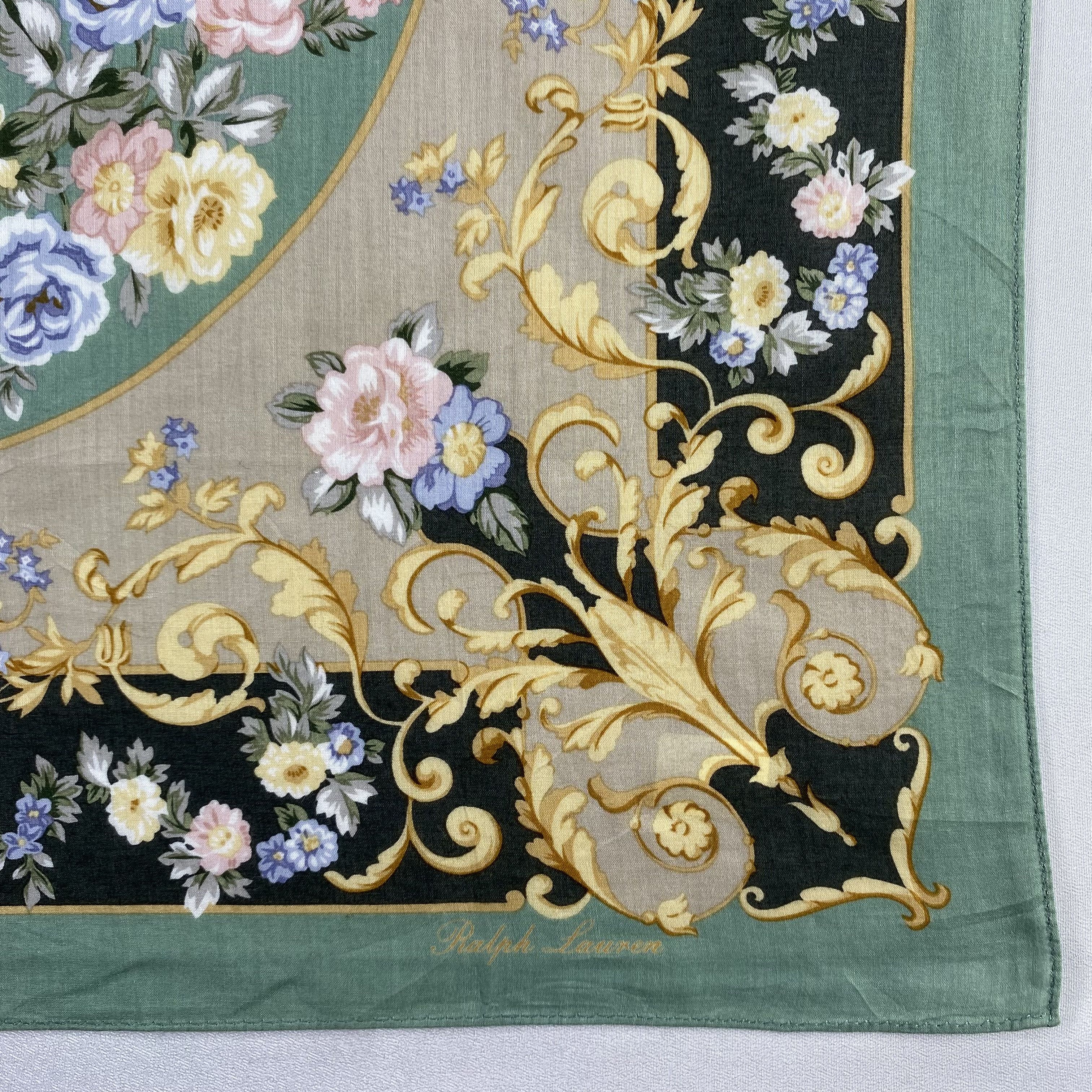 Ralph Lauren × Vintage Ralph Lauren Handkerchief / Neckerchief / Bandana-P934 Size ONE SIZE - 3 Thumbnail