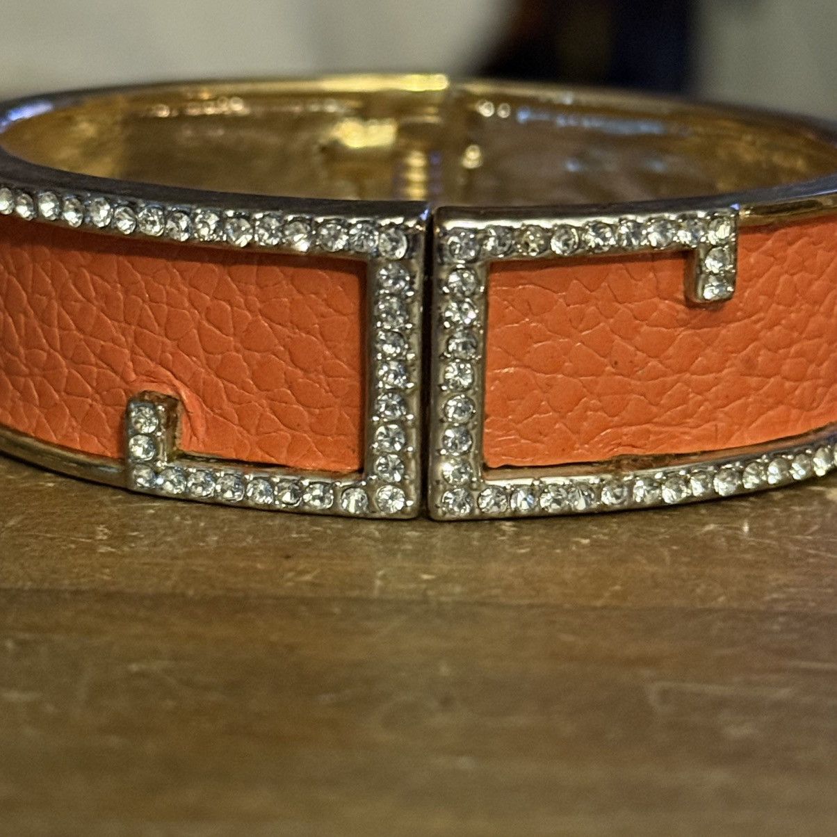 Other Orange and rhinestone bangle bracelet set Size ONE SIZE - 5 Thumbnail