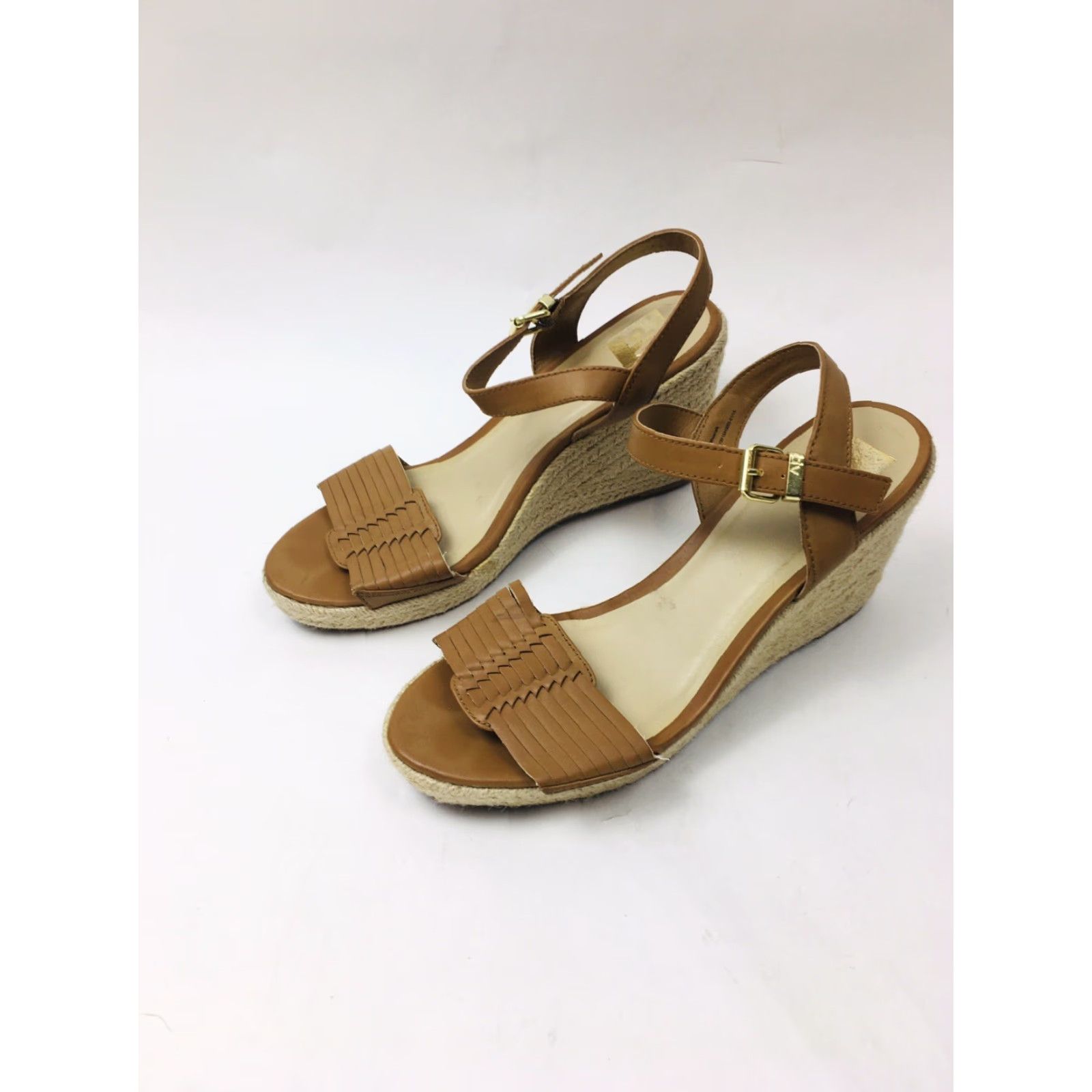 Vintage DV by Dolce Vita Espadrille Wedges Sandal Open Toe Ankle Strap Brown Size 9 Women Shoes VPS Size US 9 / IT 39 - 2 Thumbnail