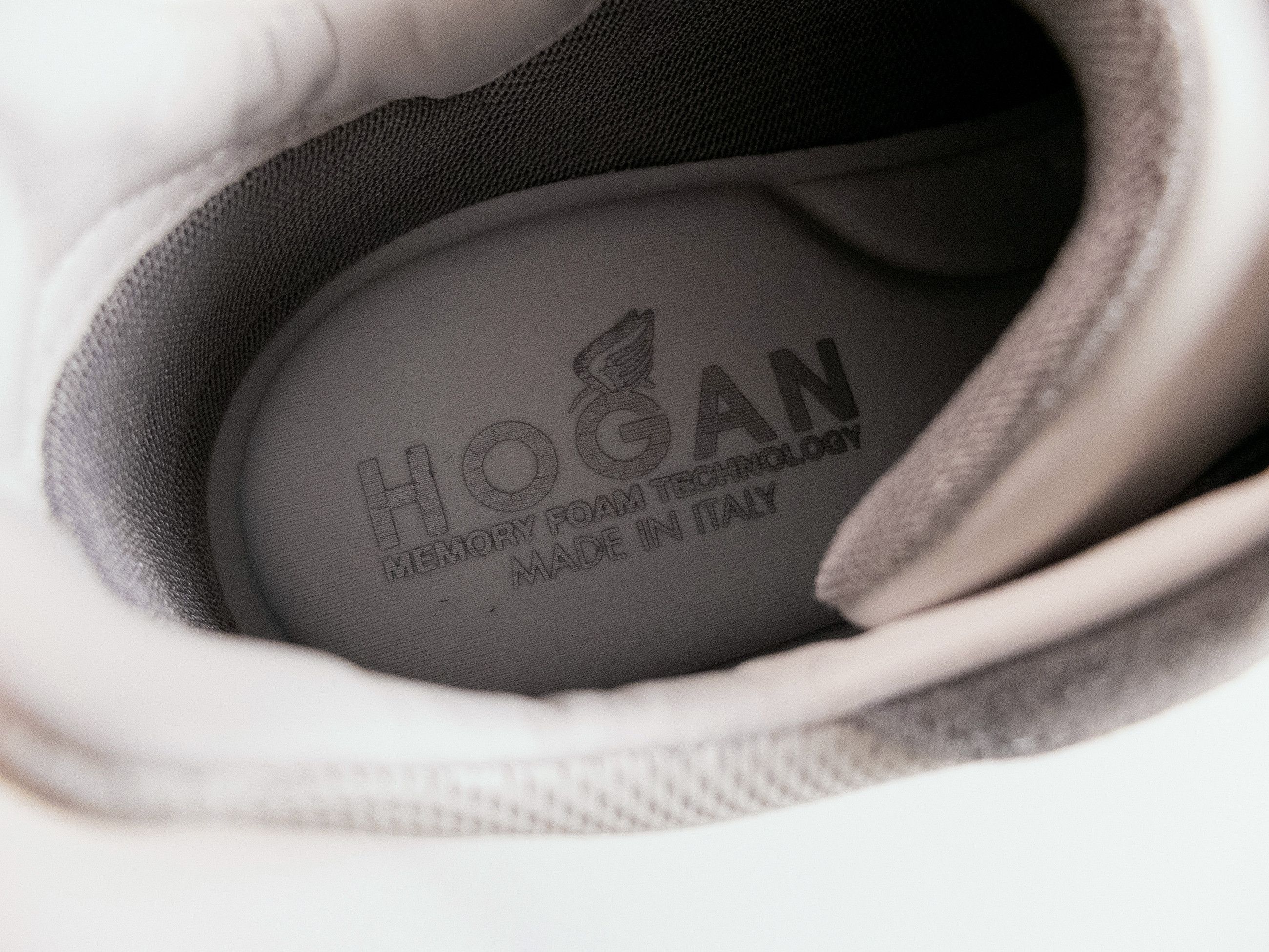 Hogan HOGAN gray & white panelled suede leather sneakers 9 / 42 Size US 9 / EU 42 - 9 Thumbnail