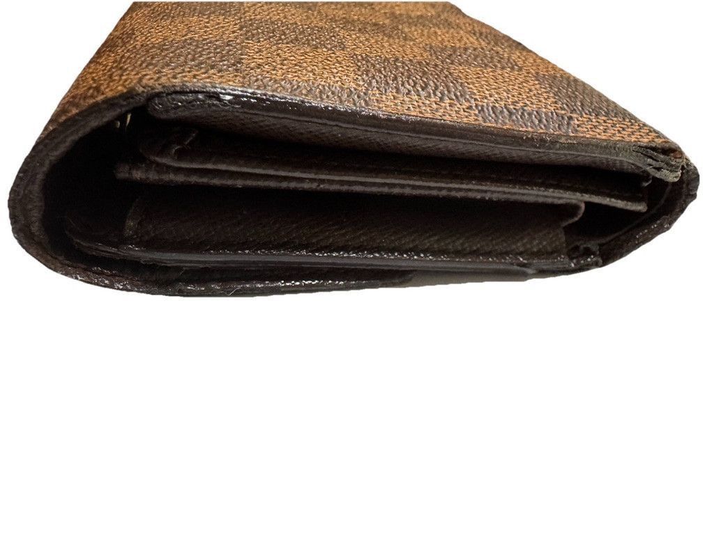 Louis Vuitton Louis Vuitton Alexandra Damier Ebene Portefeuille Tri Wallet Size ONE SIZE - 4 Thumbnail
