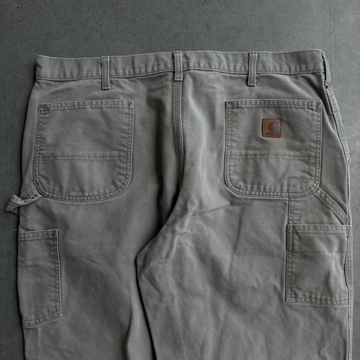 Carhartt × Vintage Vintage 40x30 Carhartt Carpenter Pants Beige Workwear Baggy Size US 40 / EU 56 - 10 Thumbnail