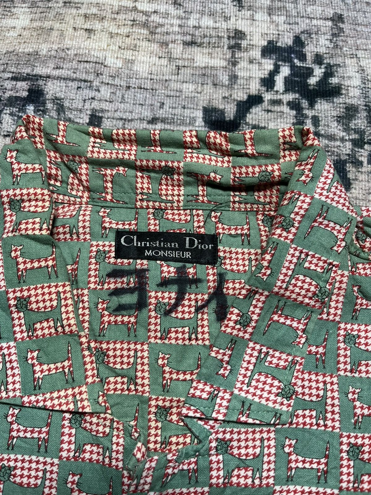 Christian Dior Monsieur 🔥Vintage Christian Dior Cat Monogram Shirt Button Up Y2K Size US L / EU 52-54 / 3 - 5 Thumbnail