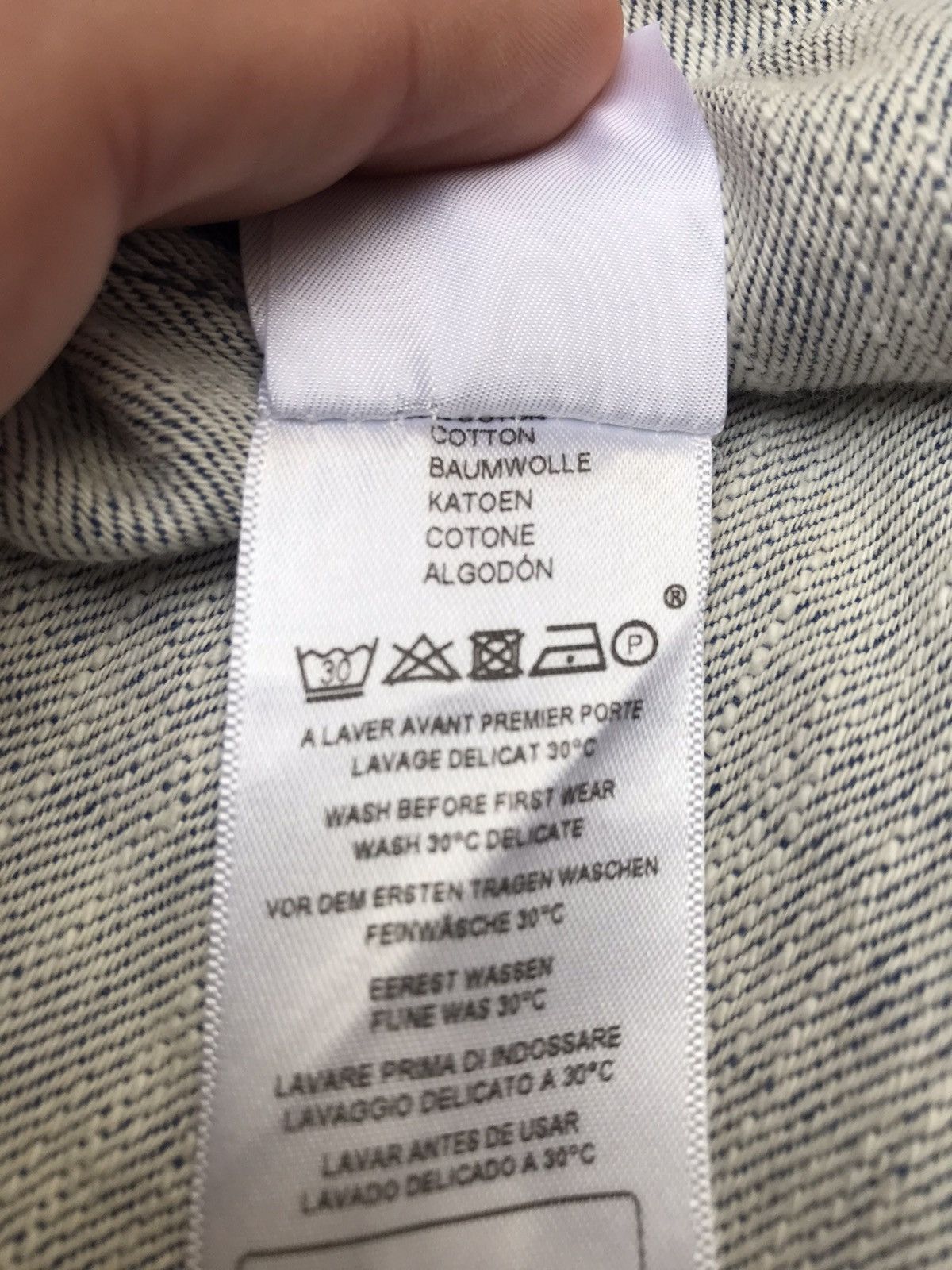 Saint James SAINT JAMES NÉ DE LA MER DENIM SMOCK MARINE PULL OVER Size US M / EU 48-50 / 2 - 12 Thumbnail