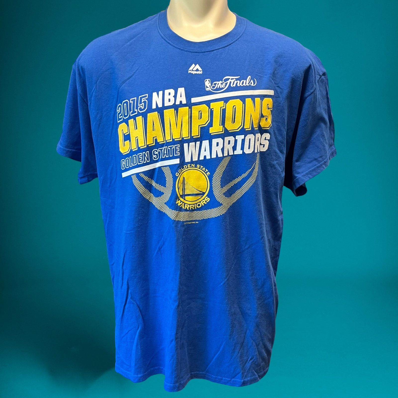 Gildan 2015 Golden State Warriors Shirt NBA The Finals Champions Size US XL / EU 56 / 4 - 1 Thumbnail
