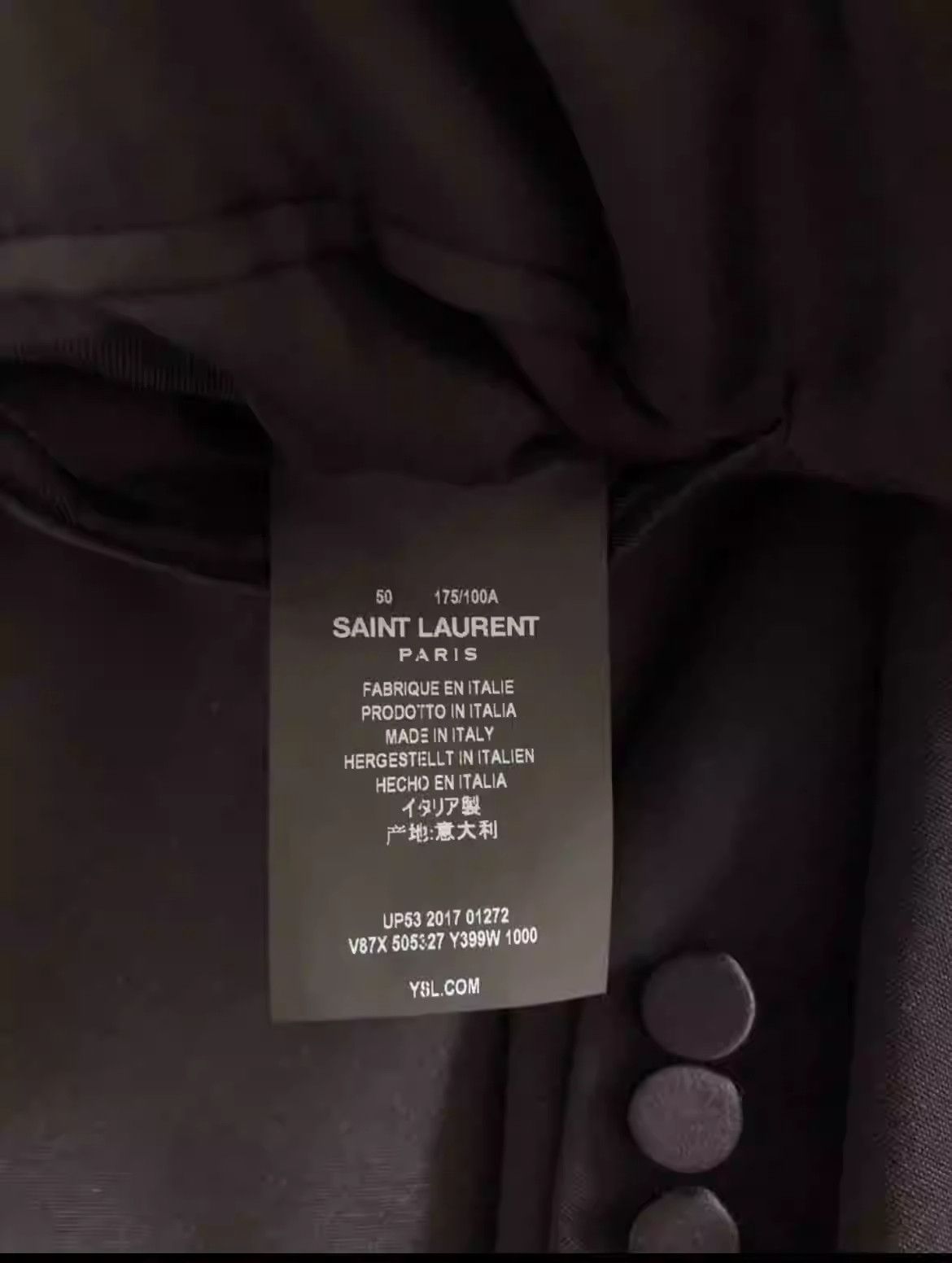 Saint Laurent Paris Saint Laurent suit Size US M / EU 48-50 / 2 - 3 Thumbnail