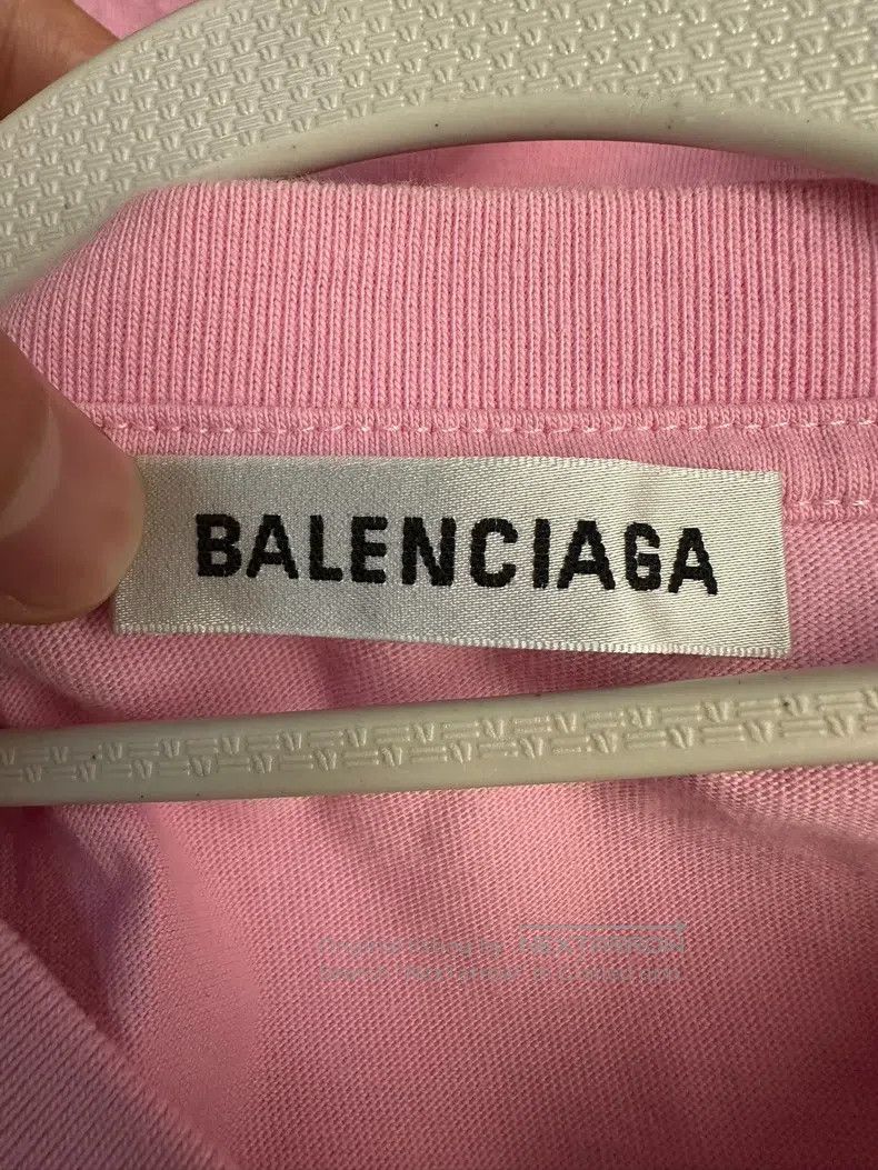 Balenciaga Balenciaga Women's Letter Logo Printed Loose Short Sleeve Size M / US 6-8 / IT 42-44 - 3 Thumbnail
