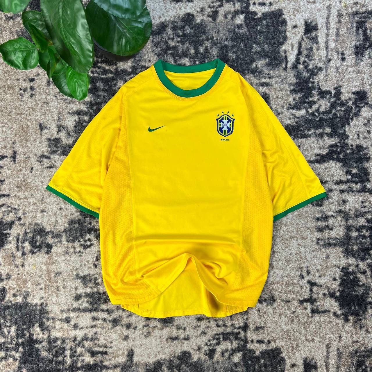 Nike Nike x Brasil Vintage Y2K Home Soccer Jersey T-Shirt Size US L / EU 52-54 / 3 - 1 Thumbnail