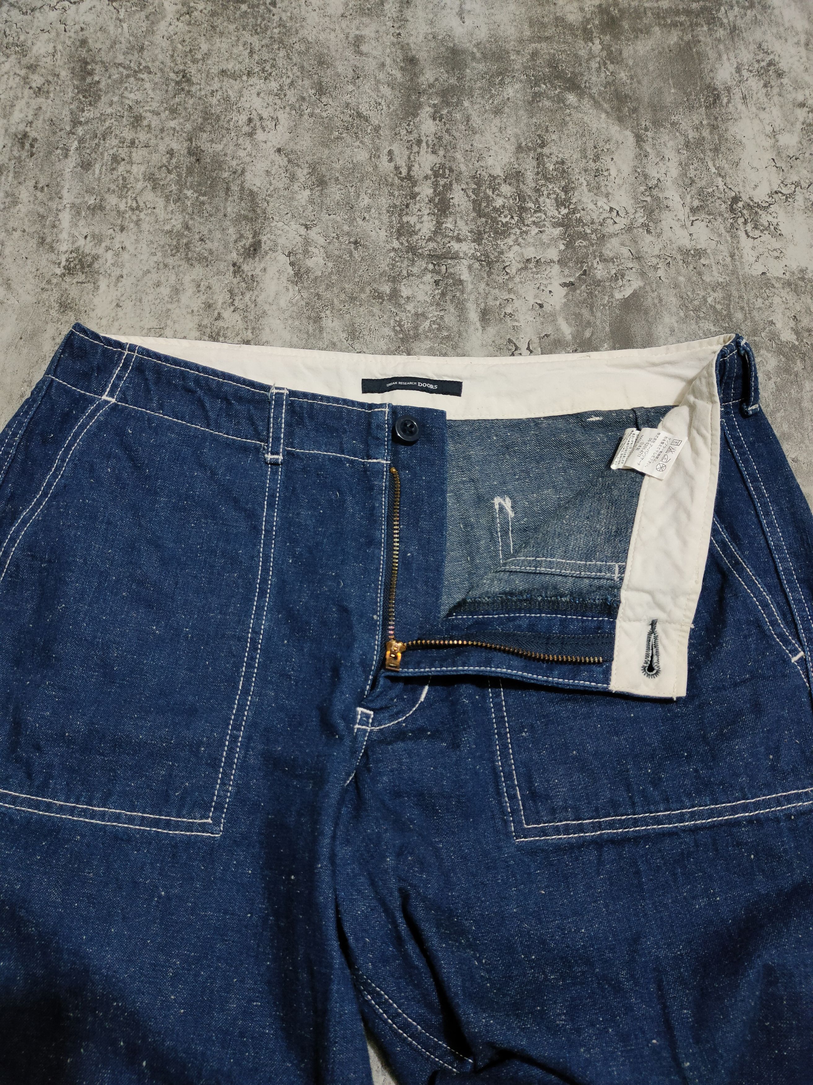 Japanese Brand × URBAN RESEARCH DOORS Urban Research Doors Carpenter Denim Pans Size US 33 - 8 Thumbnail