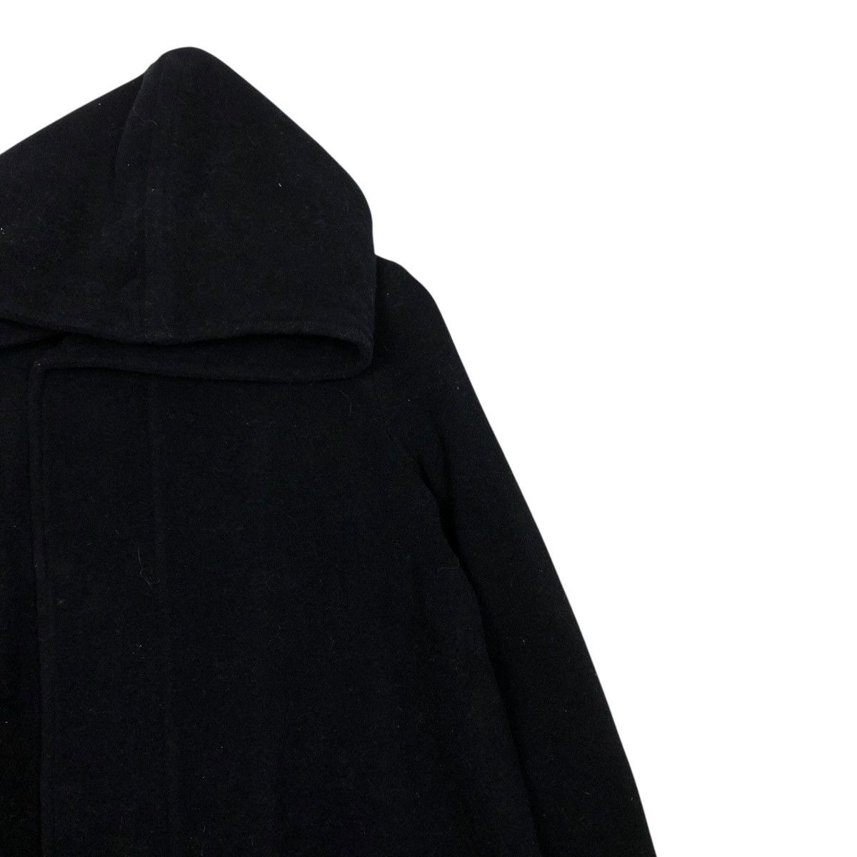 Issey Miyake 🔥RICH BLACK OVER SIZED WOOL LONG JACKET ZUCCA ISSEY MIYAKE Size US M / EU 48-50 / 2 - 7 Thumbnail