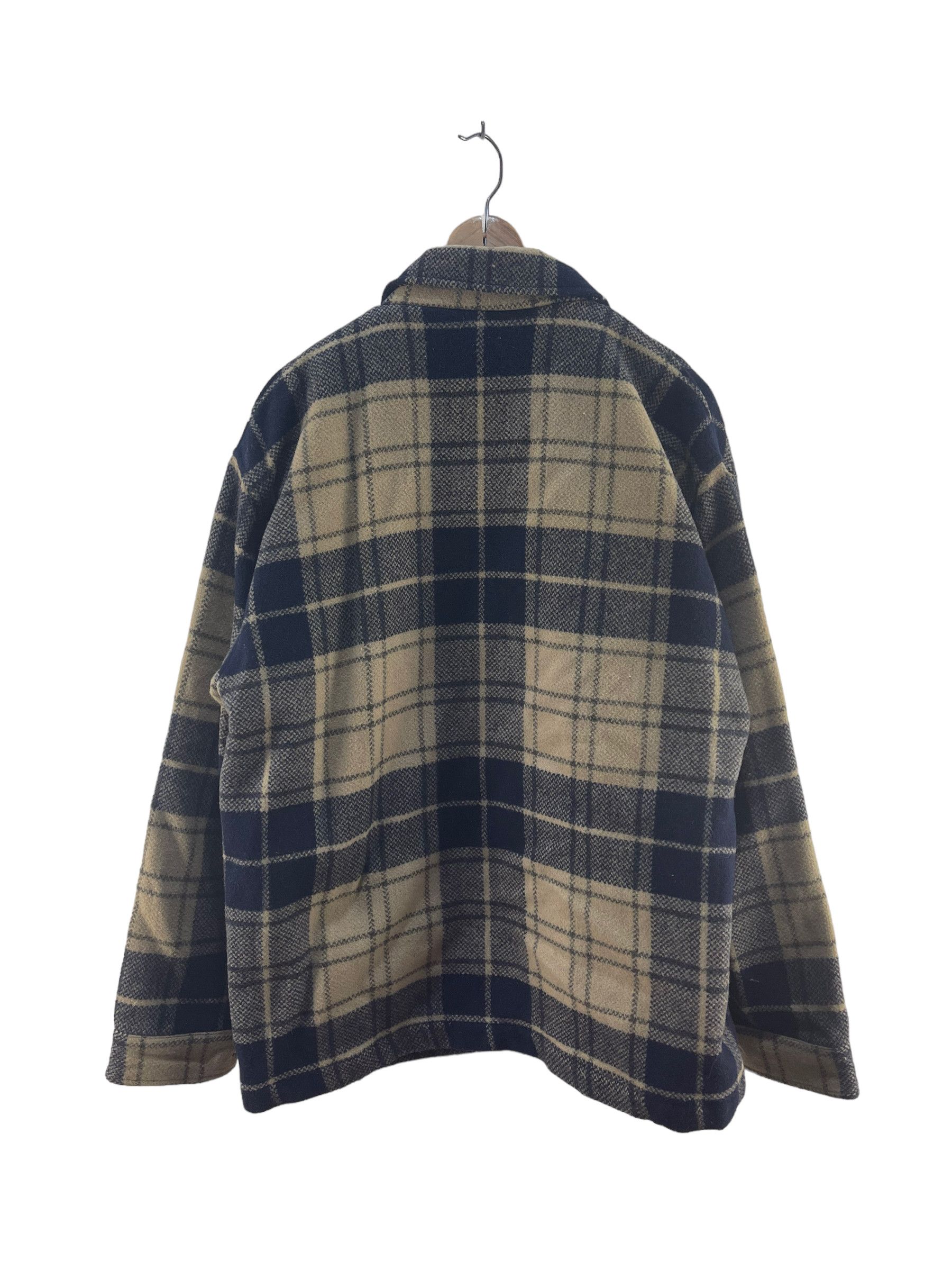 Flannel Vintage Oshkosh Flannel Wool Jacket Size US L / EU 52-54 / 3 - 2 Thumbnail