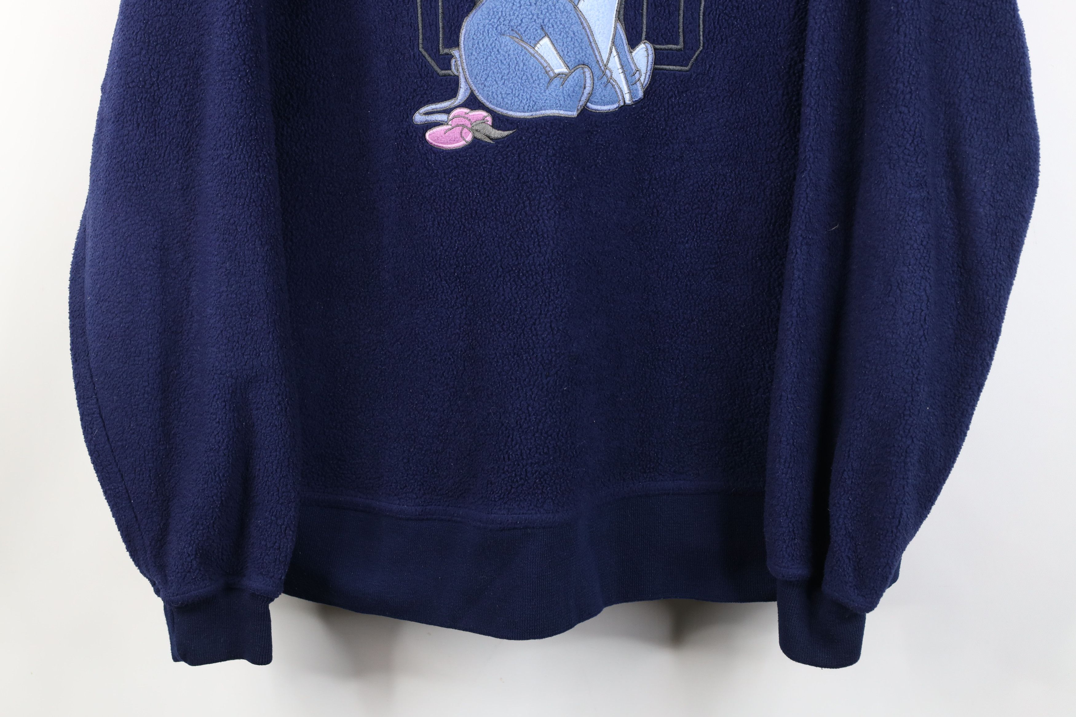 Disney Vintage 90s Disney Winnie the Pooh Fleece Sweatshirt Blue Size M / US 6-8 / IT 42-44 - 3 Thumbnail