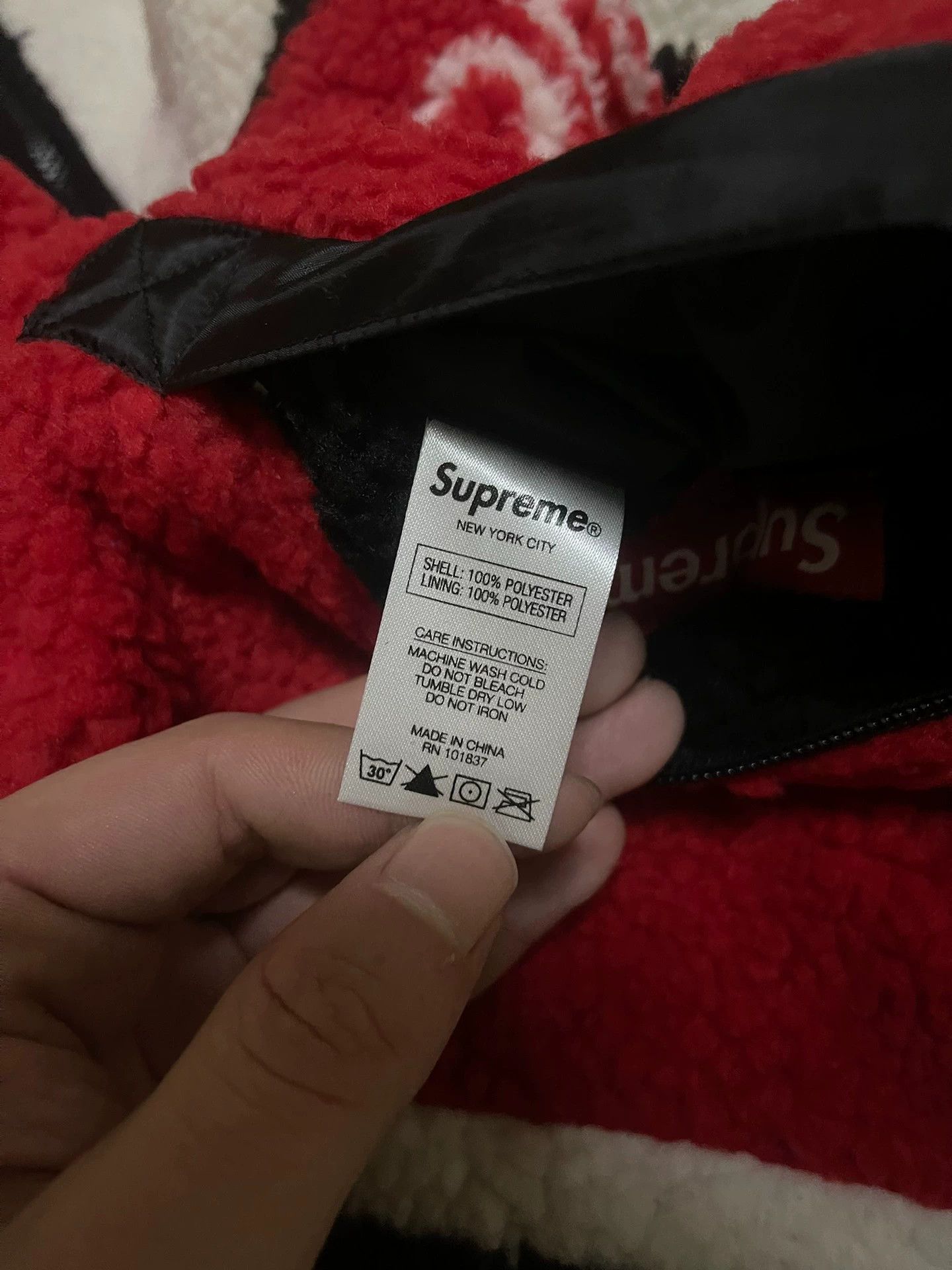 Supreme Supreme Reversible Colorblocked Fleece Jacket Size US L / EU 52-54 / 3 - 3 Thumbnail