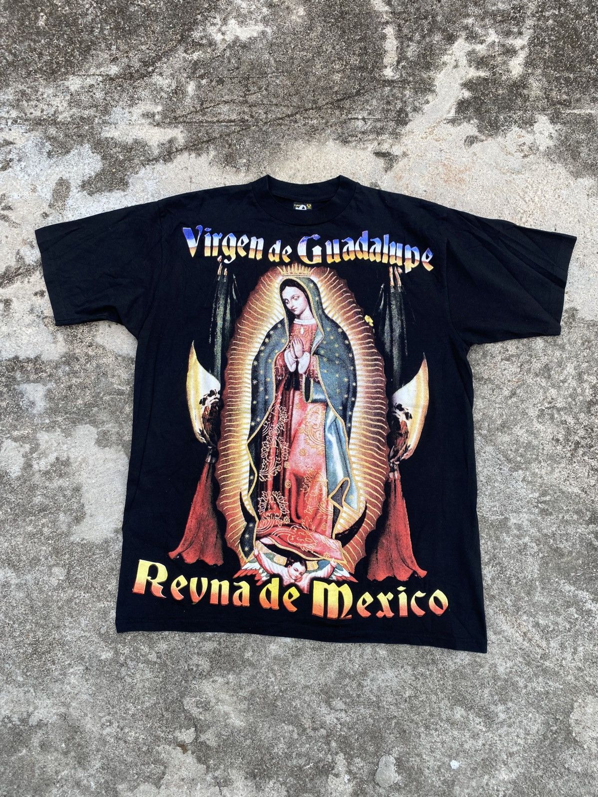 Vintage Vintage 90s Mexicanboot Virgen De Guandalupe Size US XL / EU 56 / 4 - 1 Thumbnail