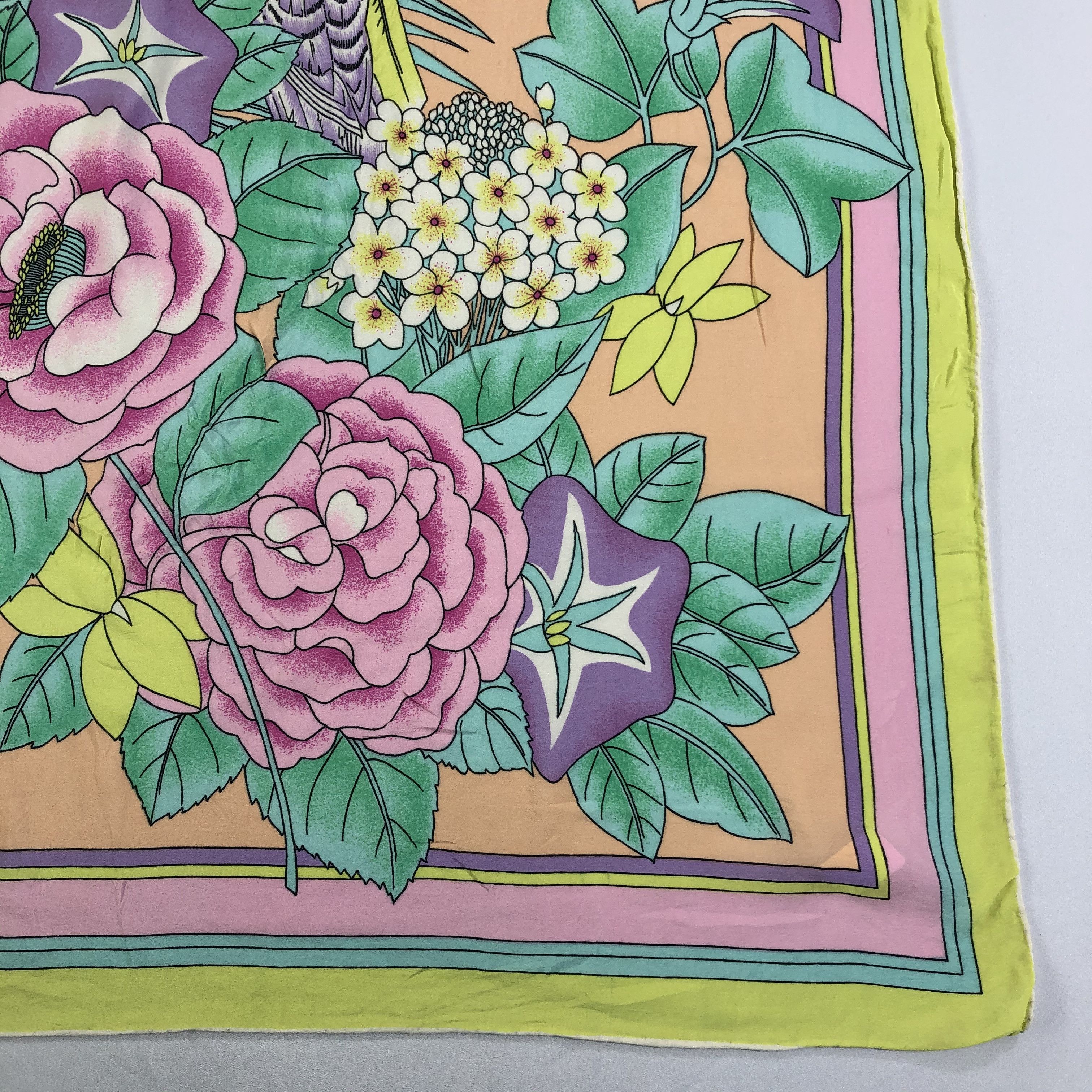 Vintage Vintage Silk Scarf Size ONE SIZE - 4 Thumbnail